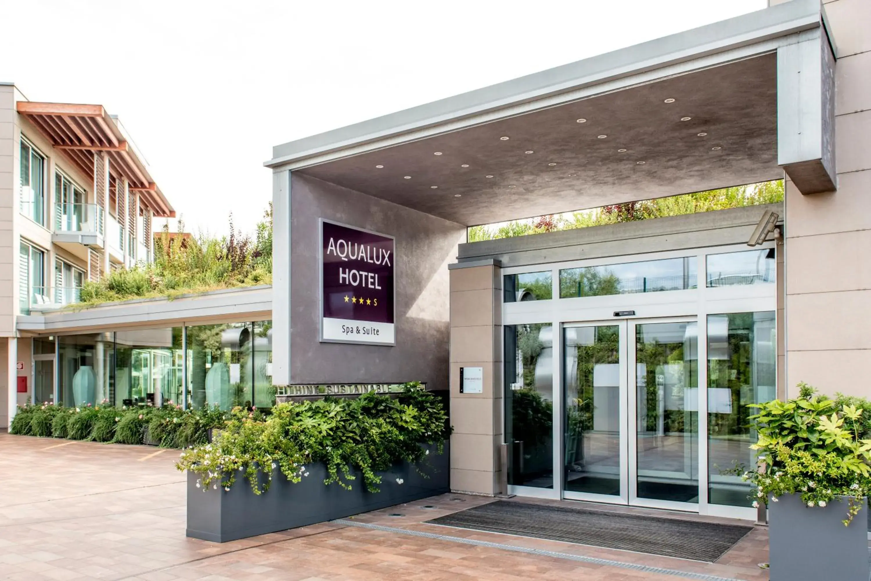 Facade/entrance in Aqualux Hotel Spa Suite & Terme Facade/entrance in Aqualux Hotel Spa Suite & Terme