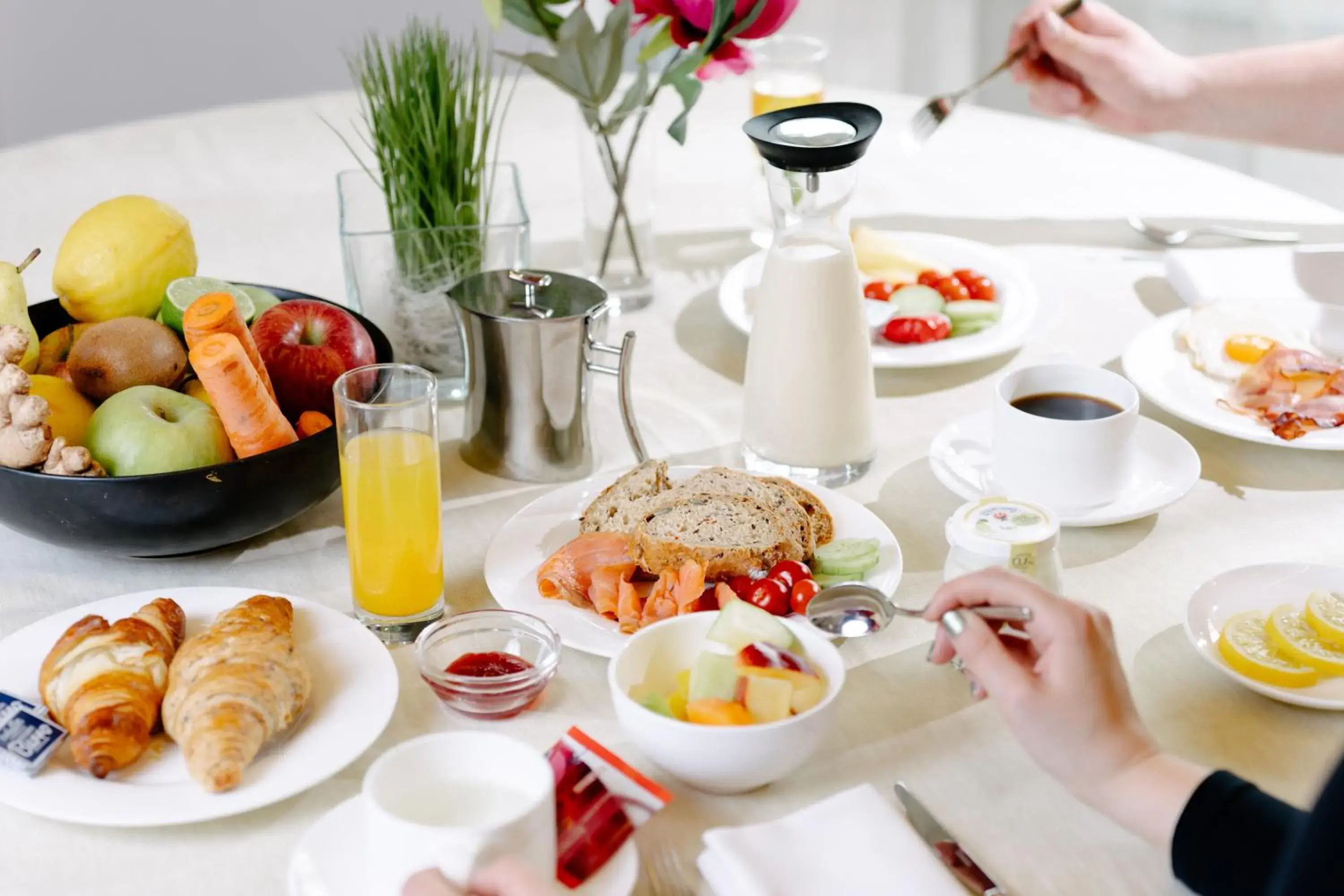 Breakfast in Aqualux Hotel Spa Suite & Terme Breakfast in Aqualux Hotel Spa Suite & Terme