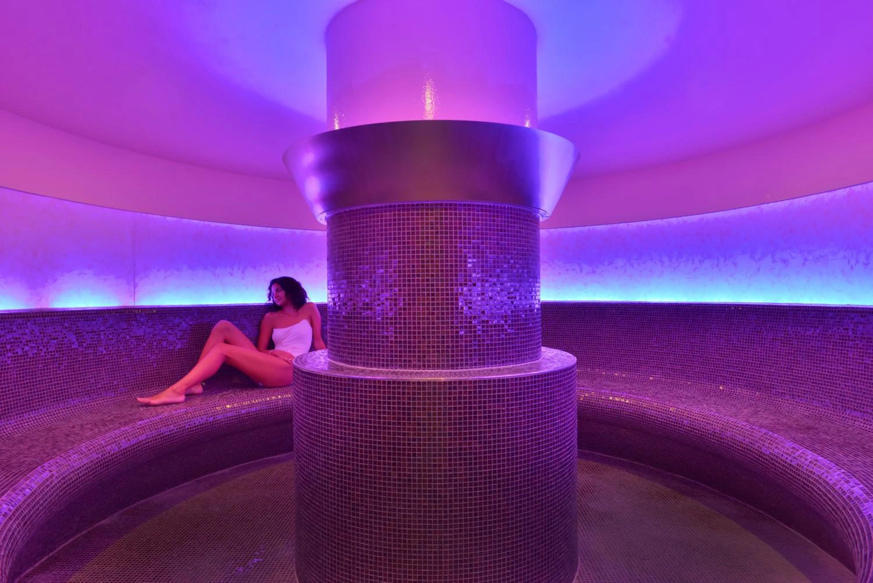 People in Aqualux Hotel Spa Suite & Terme