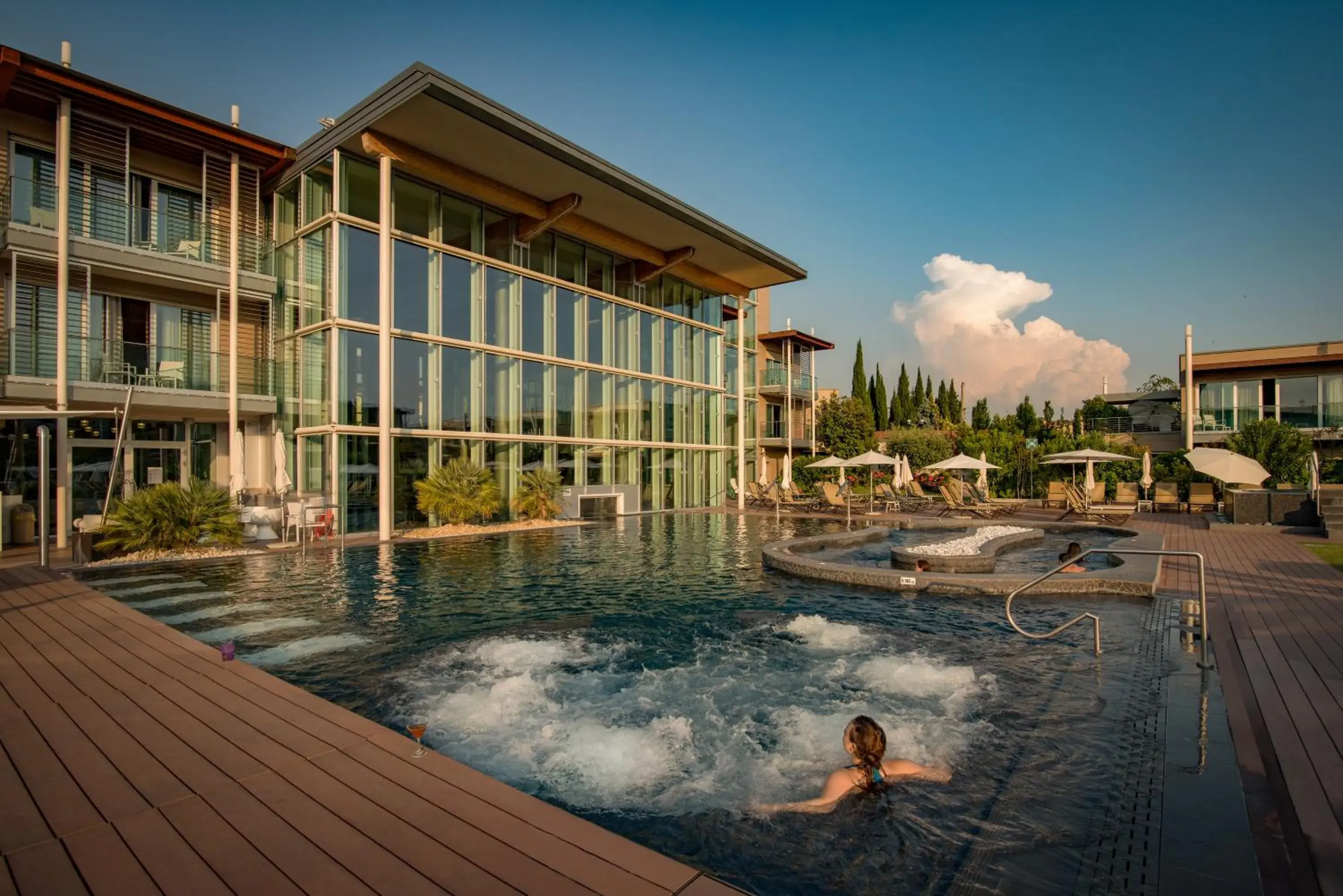 Swimming pool in Aqualux Hotel Spa Suite & Terme Swimming pool in Aqualux Hotel Spa Suite & Terme