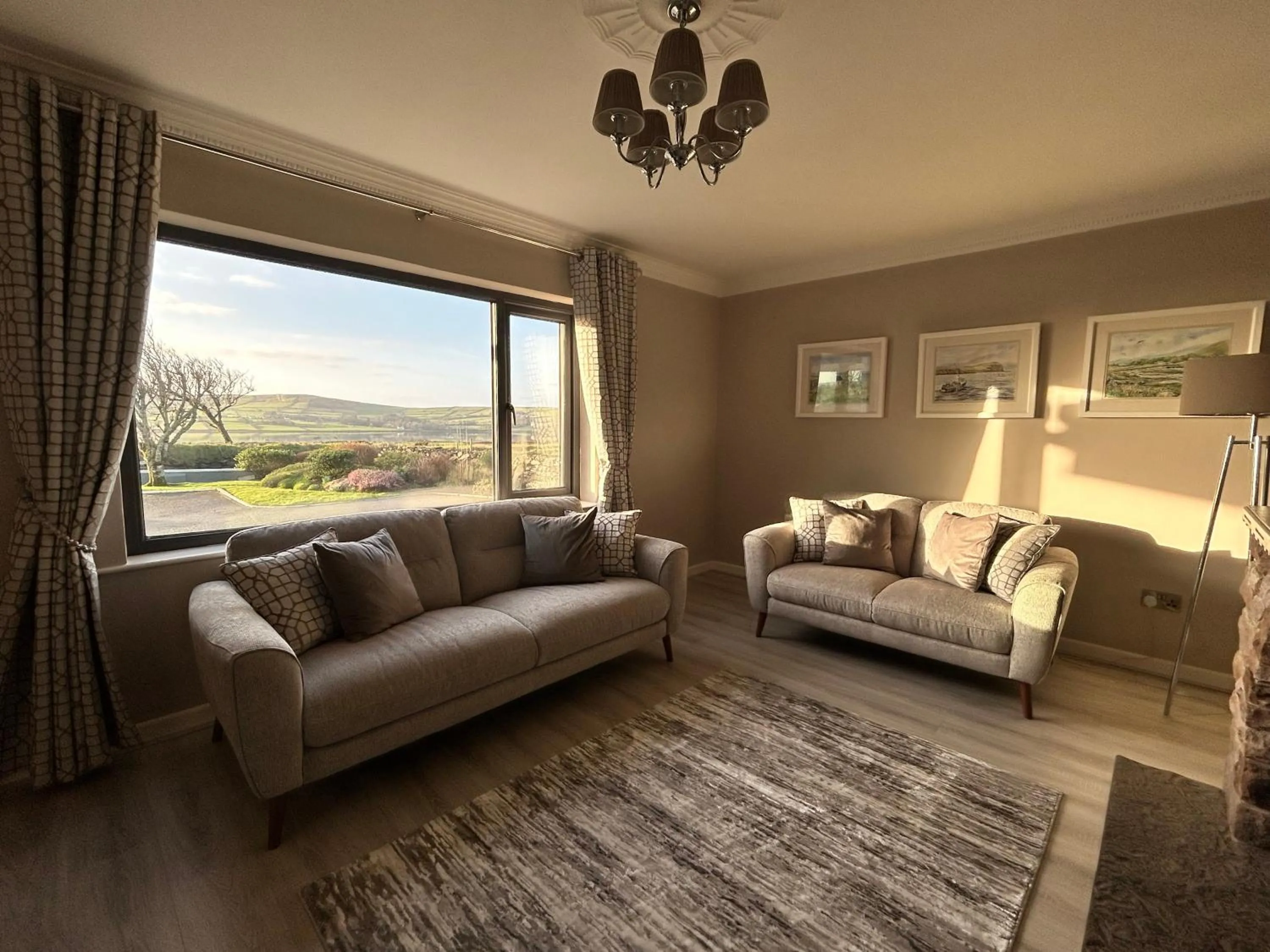Living room in Cill Bhreac House B&B