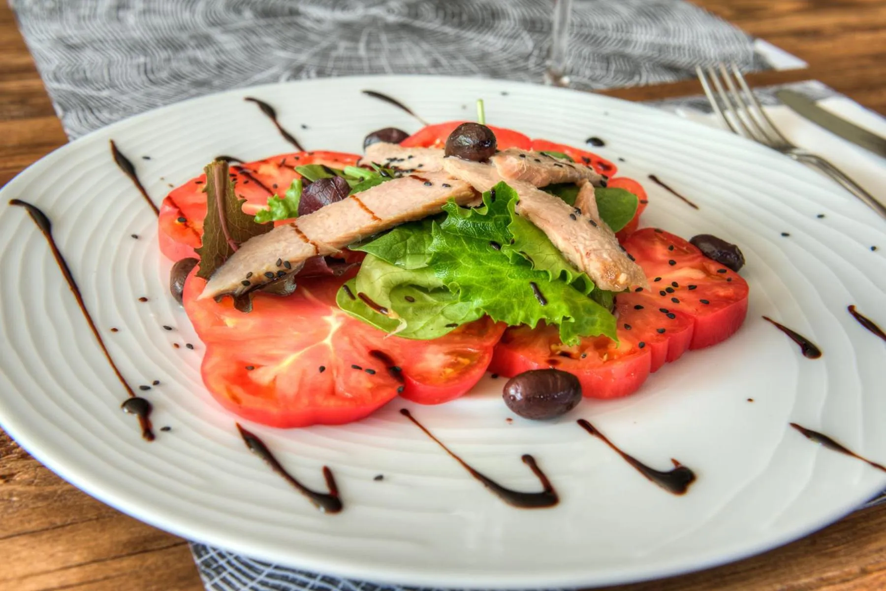 Food close-up in Apartahotel Tres Quiñones