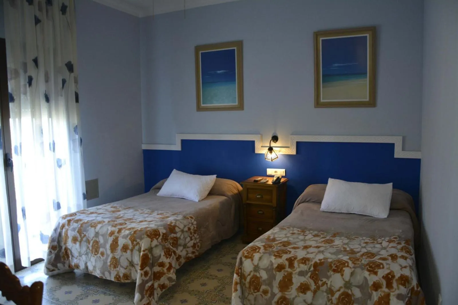 Bed in Hotel Sierra de Araceli Lucena