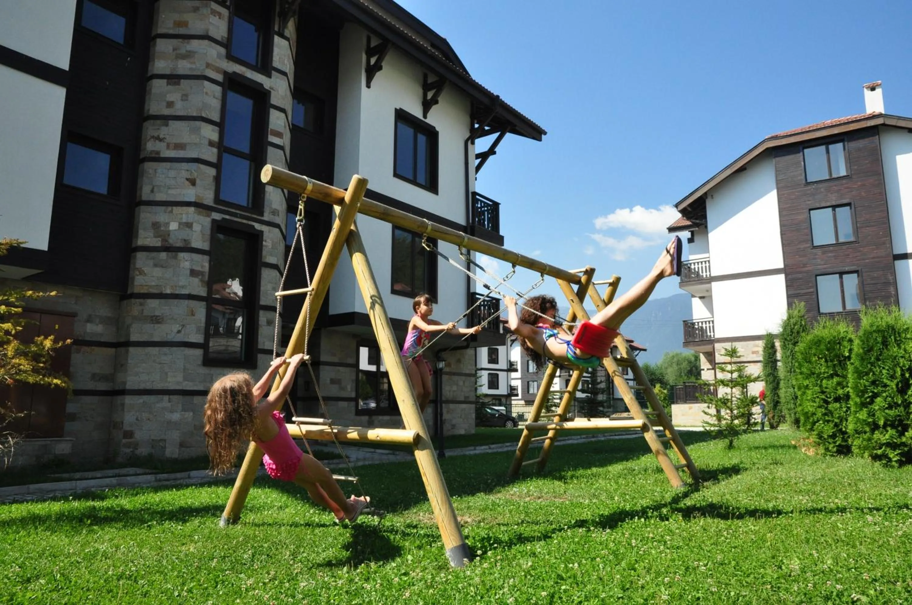 Children play ground in 3 Mountains Hotel