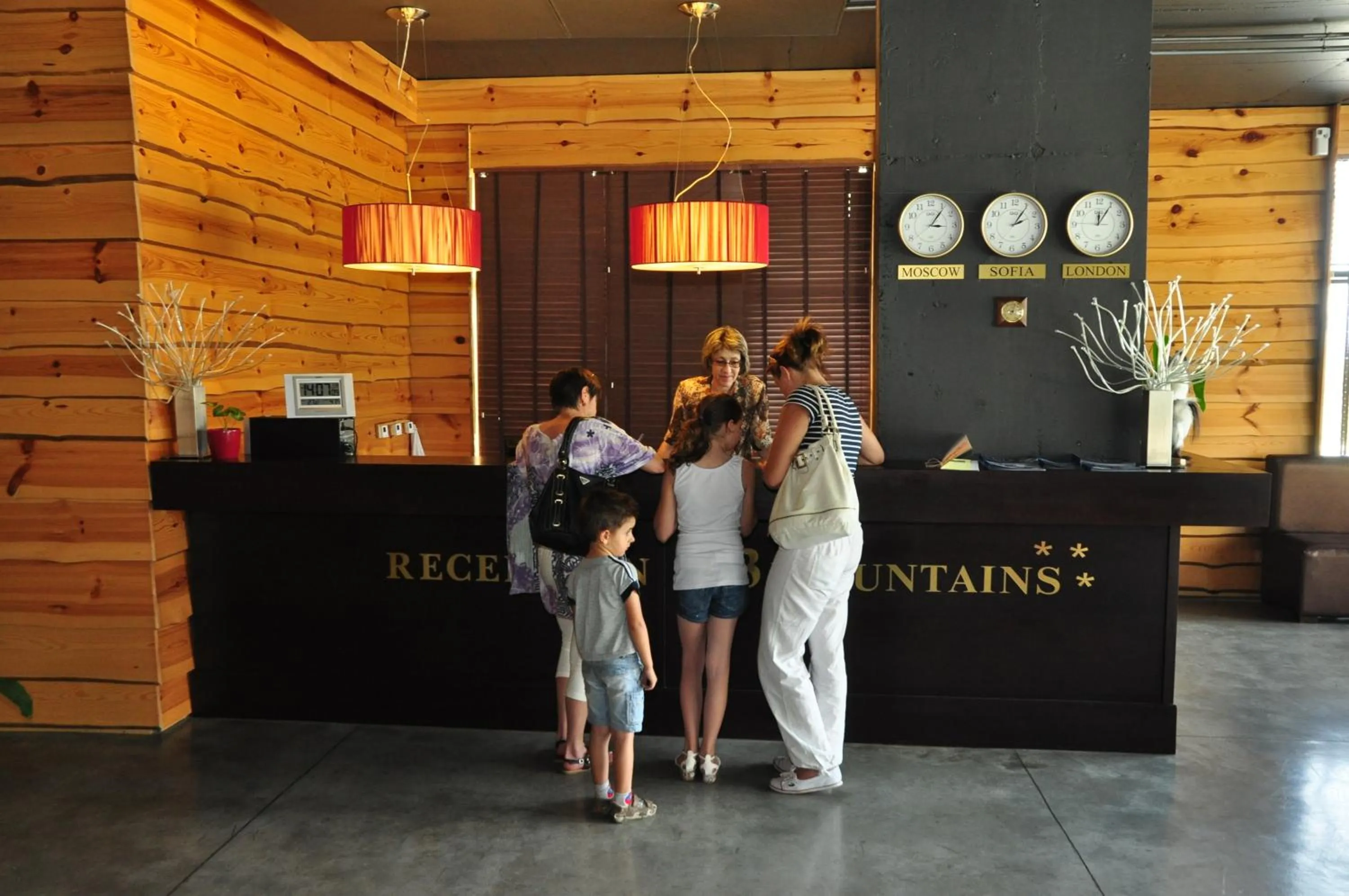 Lobby or reception in 3 Mountains Hotel