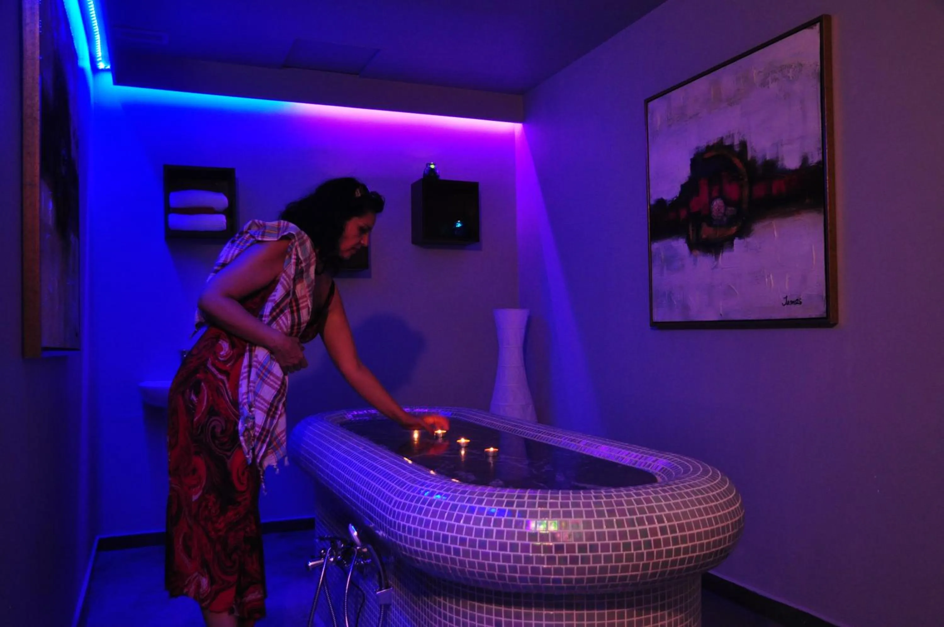 Steam room in 3 Mountains Hotel