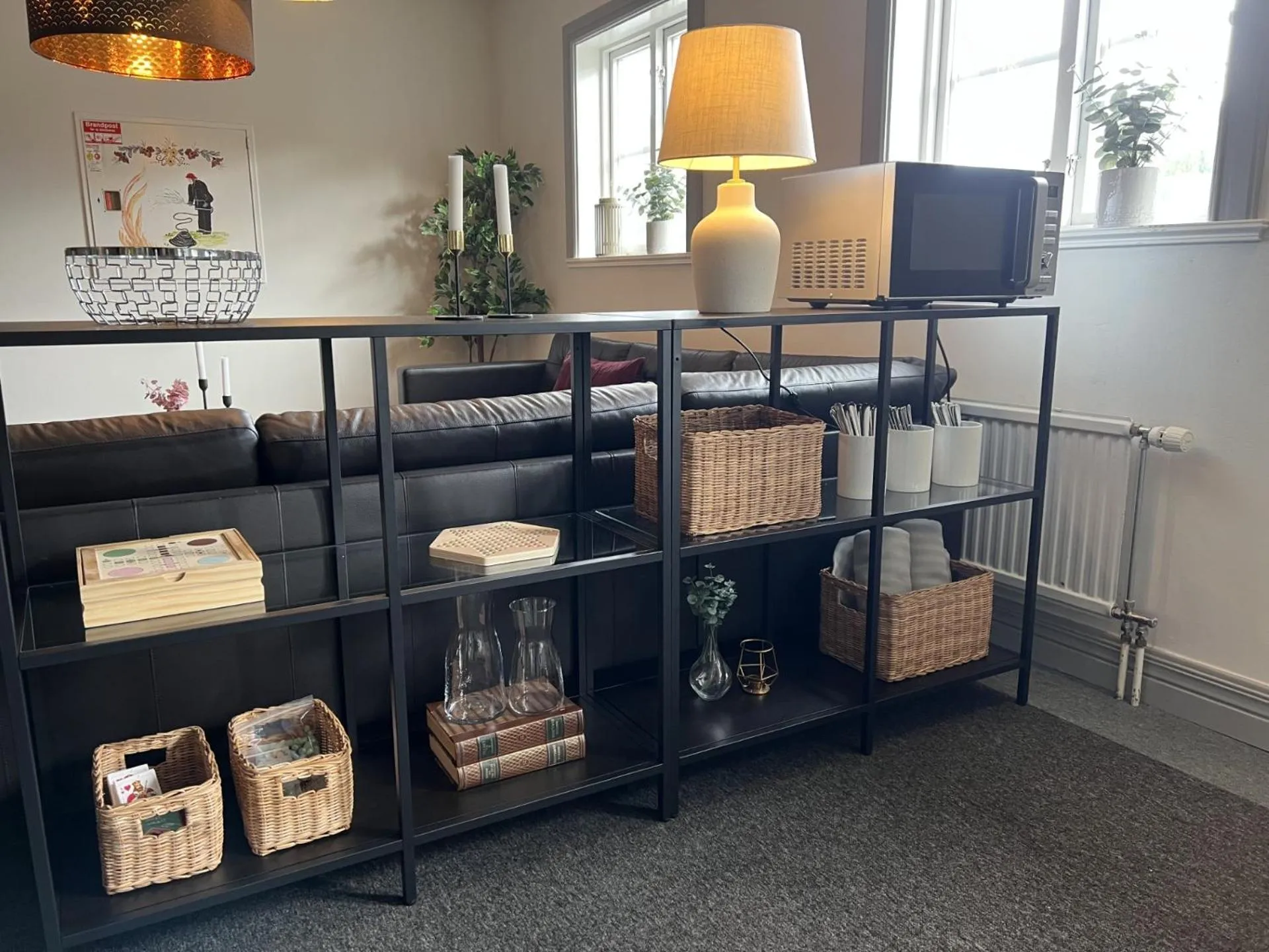 Communal lounge/ TV room in Gylle Hotell & Restaurang Brödernas