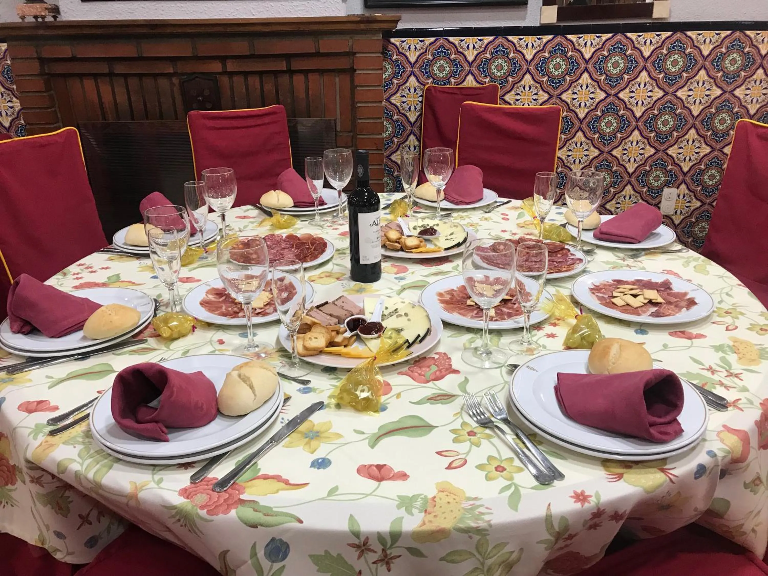 Food and drinks in Hotel Reina Victoria