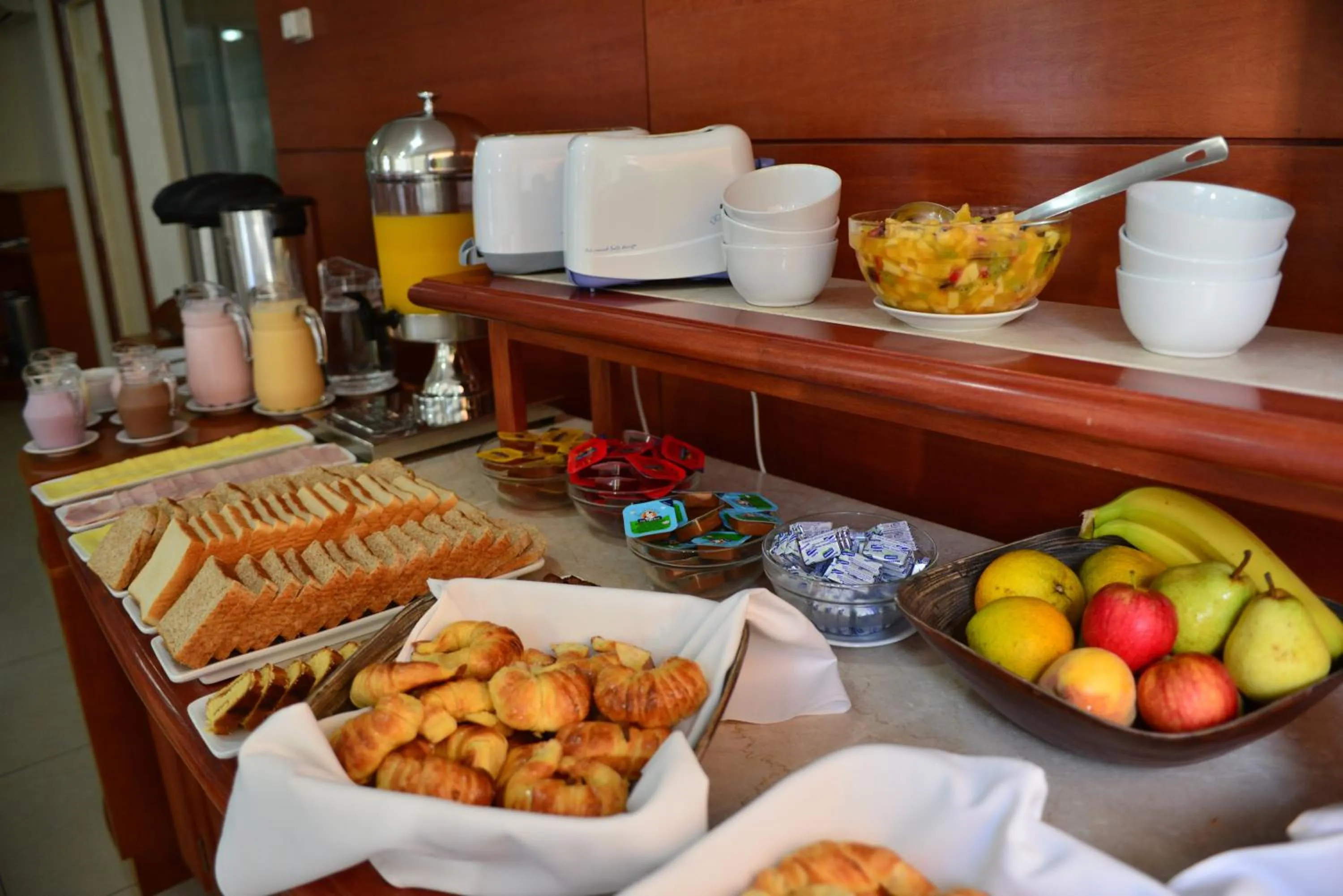 Buffet breakfast in Hotel Sunset Beach