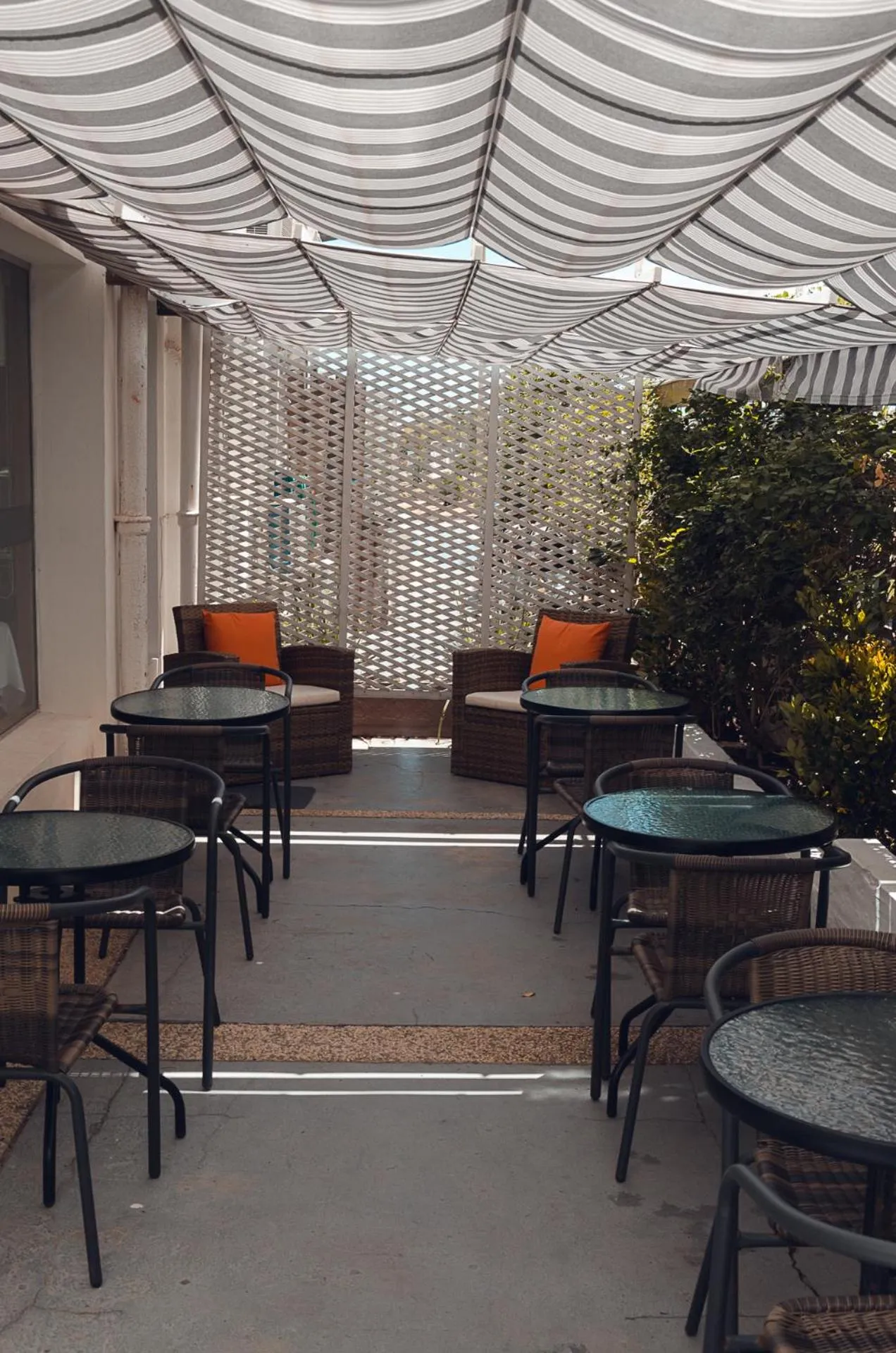 Patio in Hotel Sunset Beach