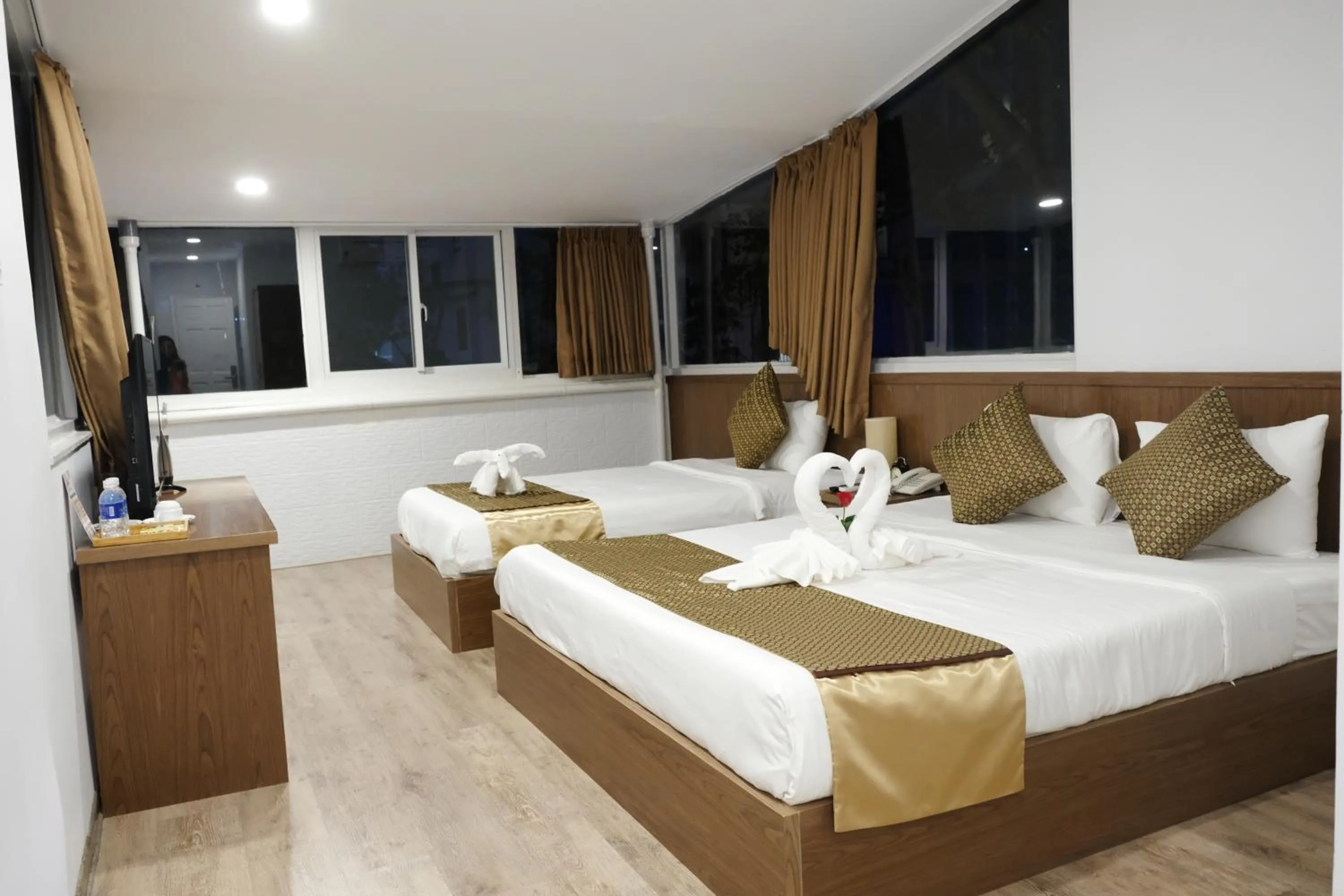 Bed in The Umi Hotel