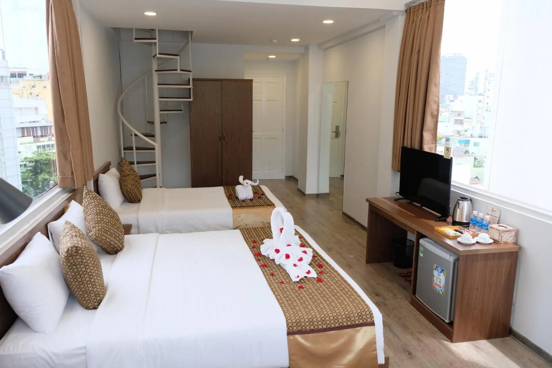 Bed in The Umi Hotel