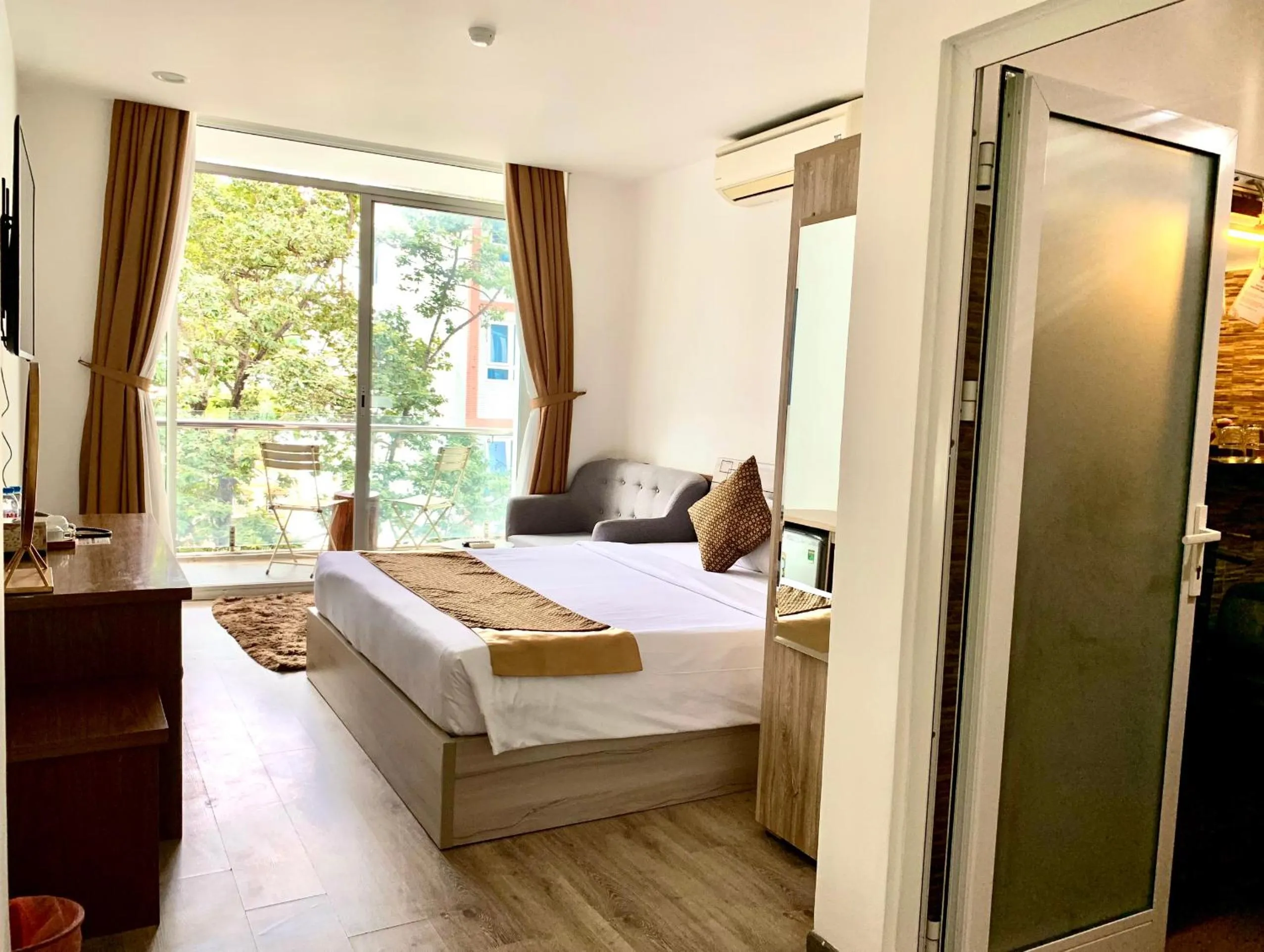 Bed in The Umi Hotel