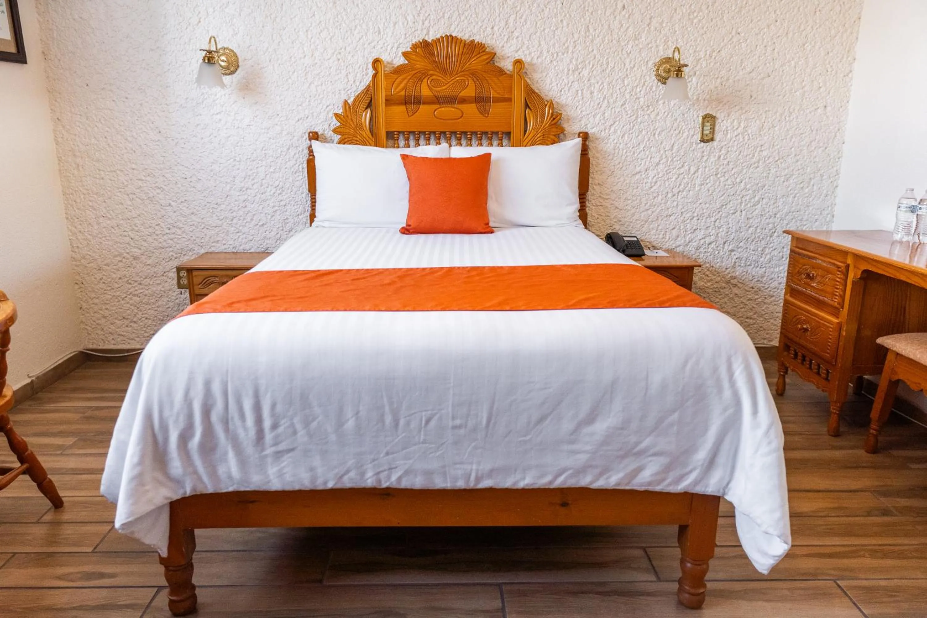 Bed in Hotel Del Angel, Apizaco