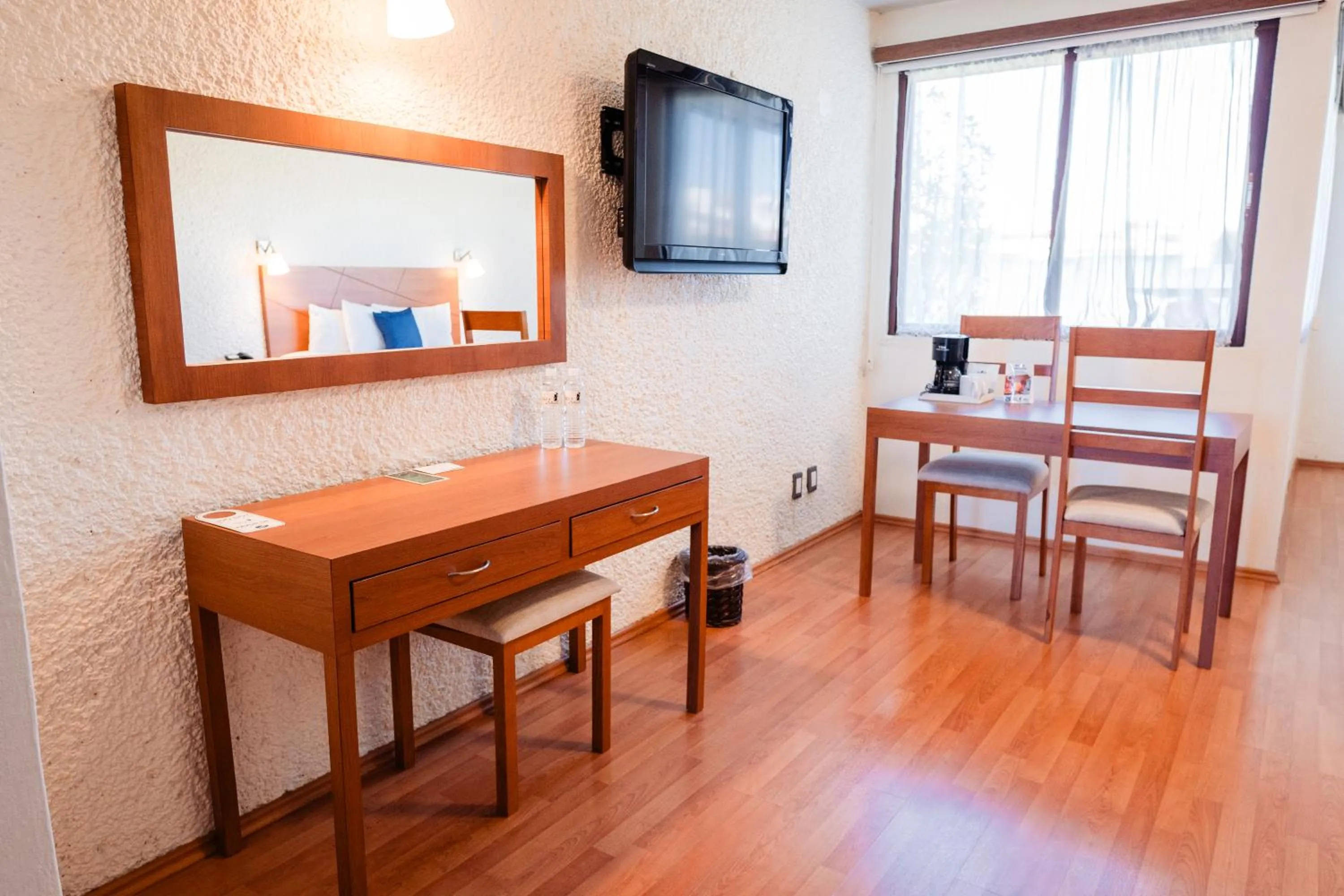 Seating area in Hotel Del Angel, Apizaco