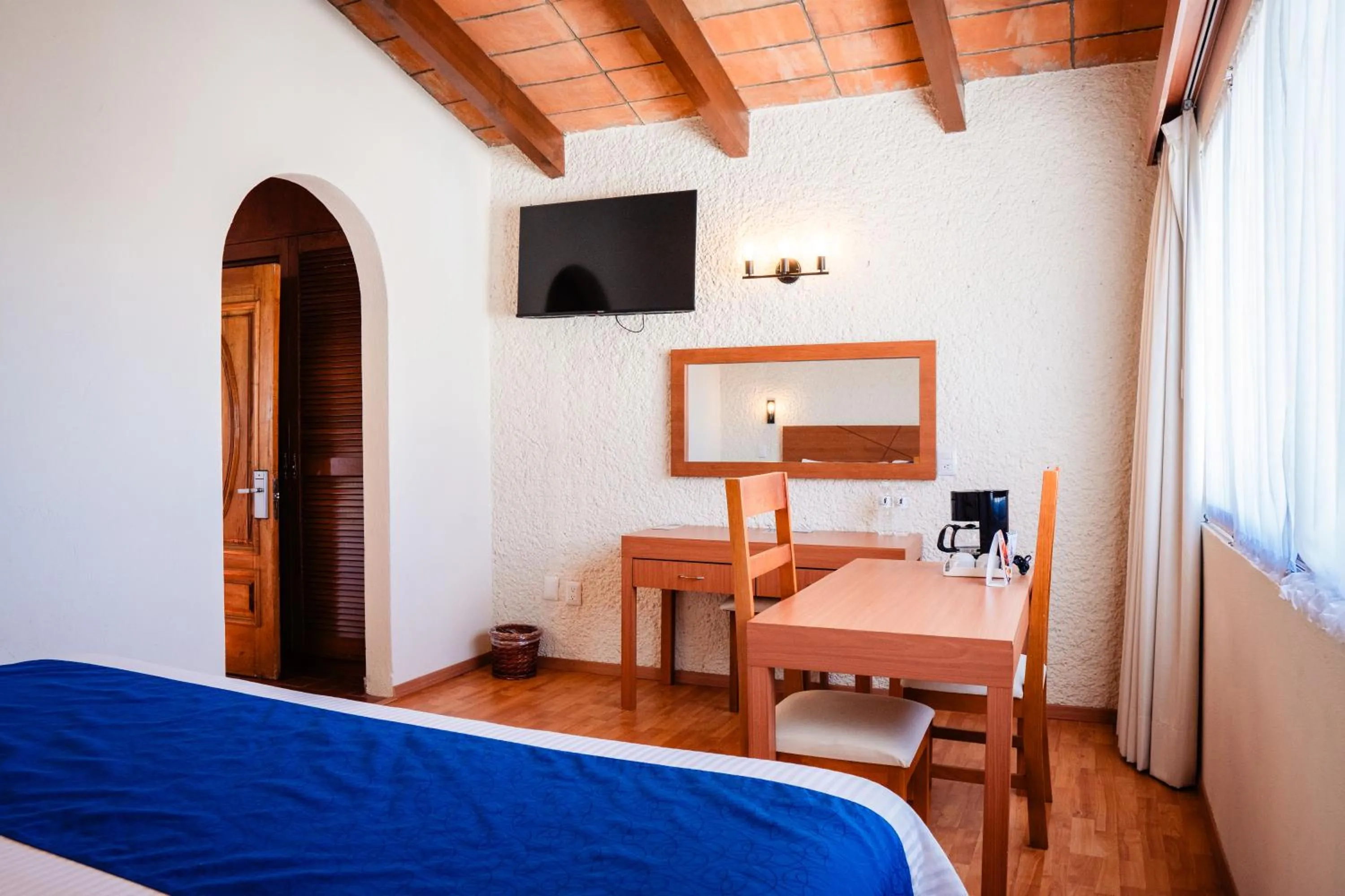 Photo of the whole room, Bed in Hotel Del Angel, Apizaco