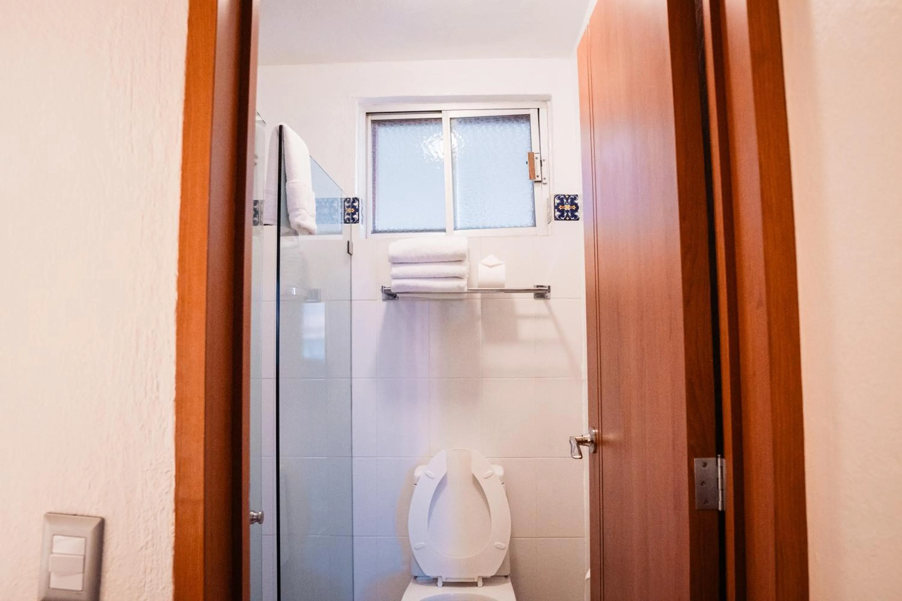 Bathroom in Hotel Del Angel, Apizaco