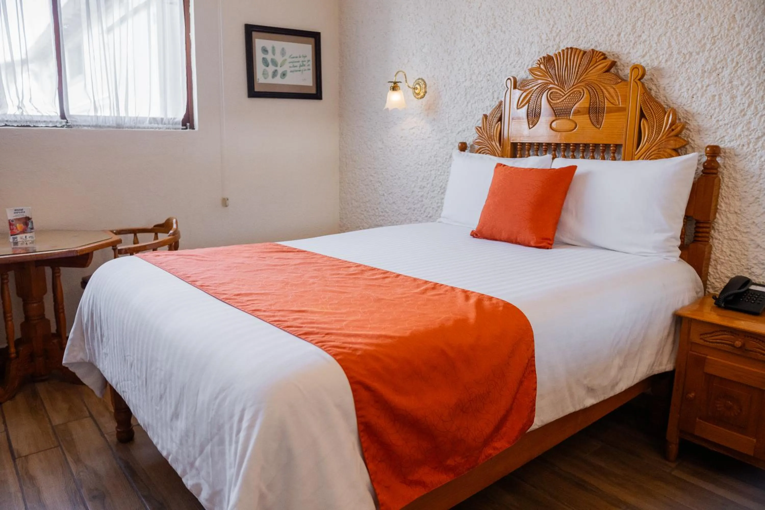Bed in Hotel Del Angel, Apizaco