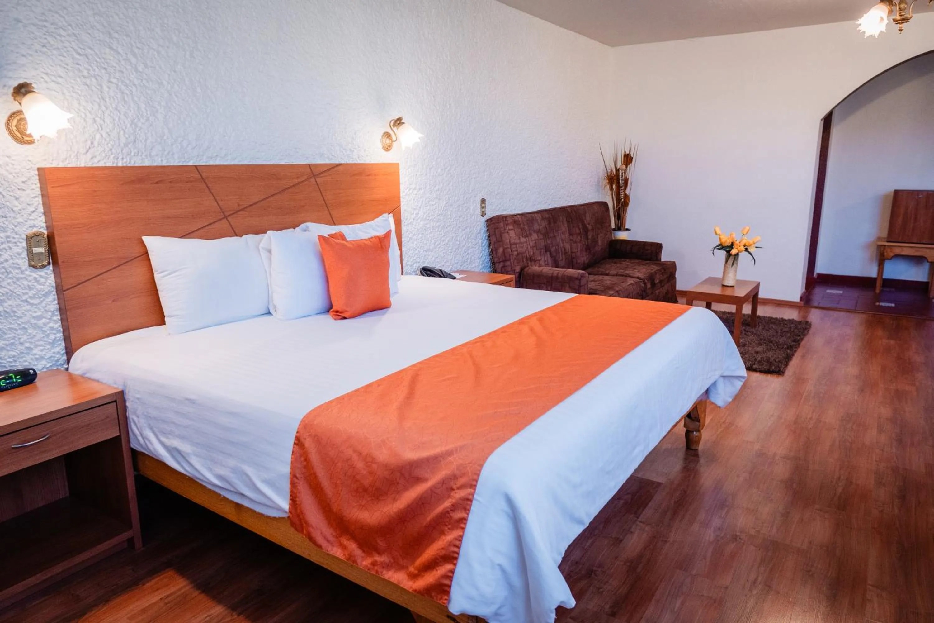 Bed in Hotel Del Angel, Apizaco