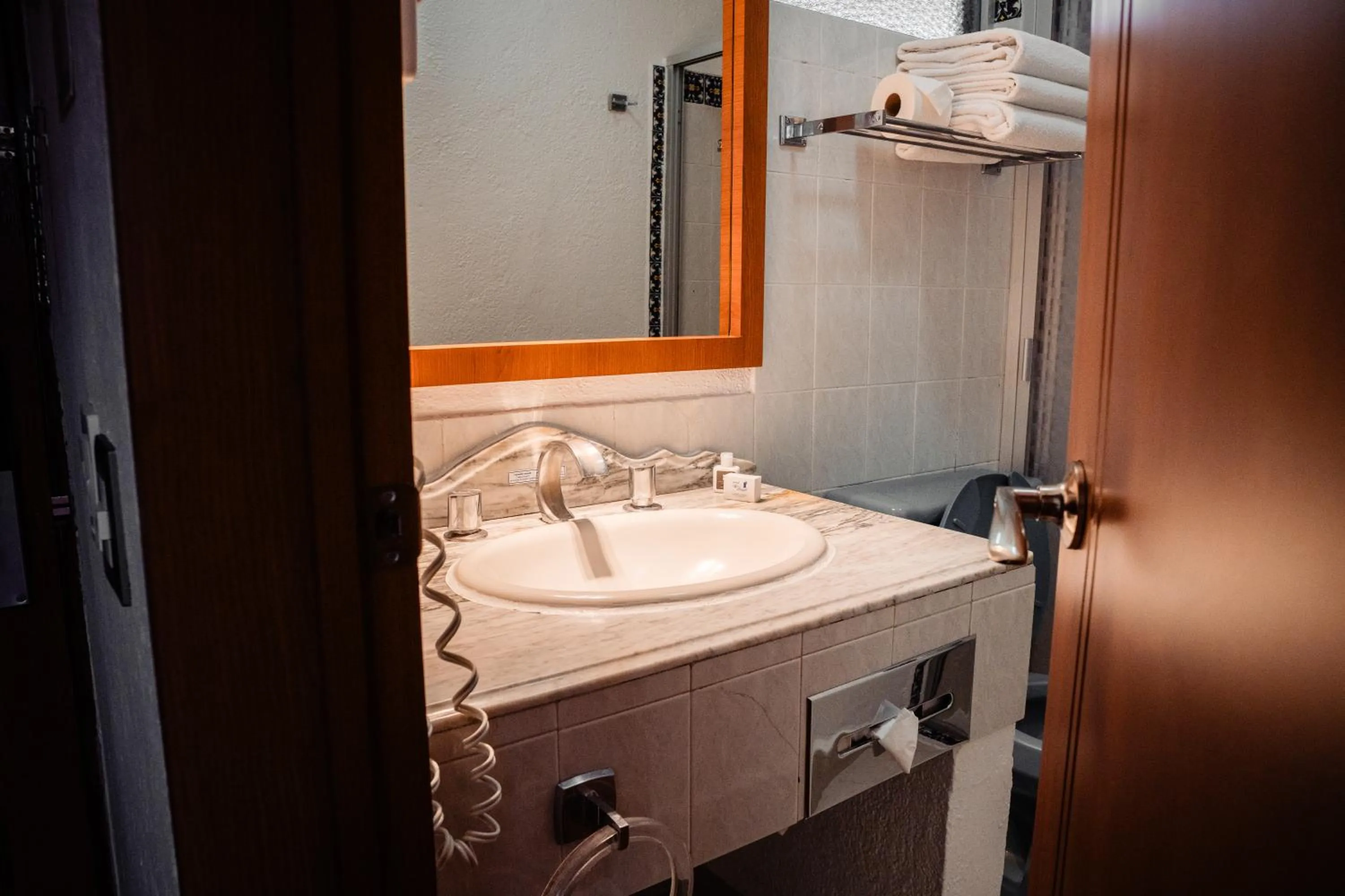 Bathroom in Hotel Del Angel, Apizaco