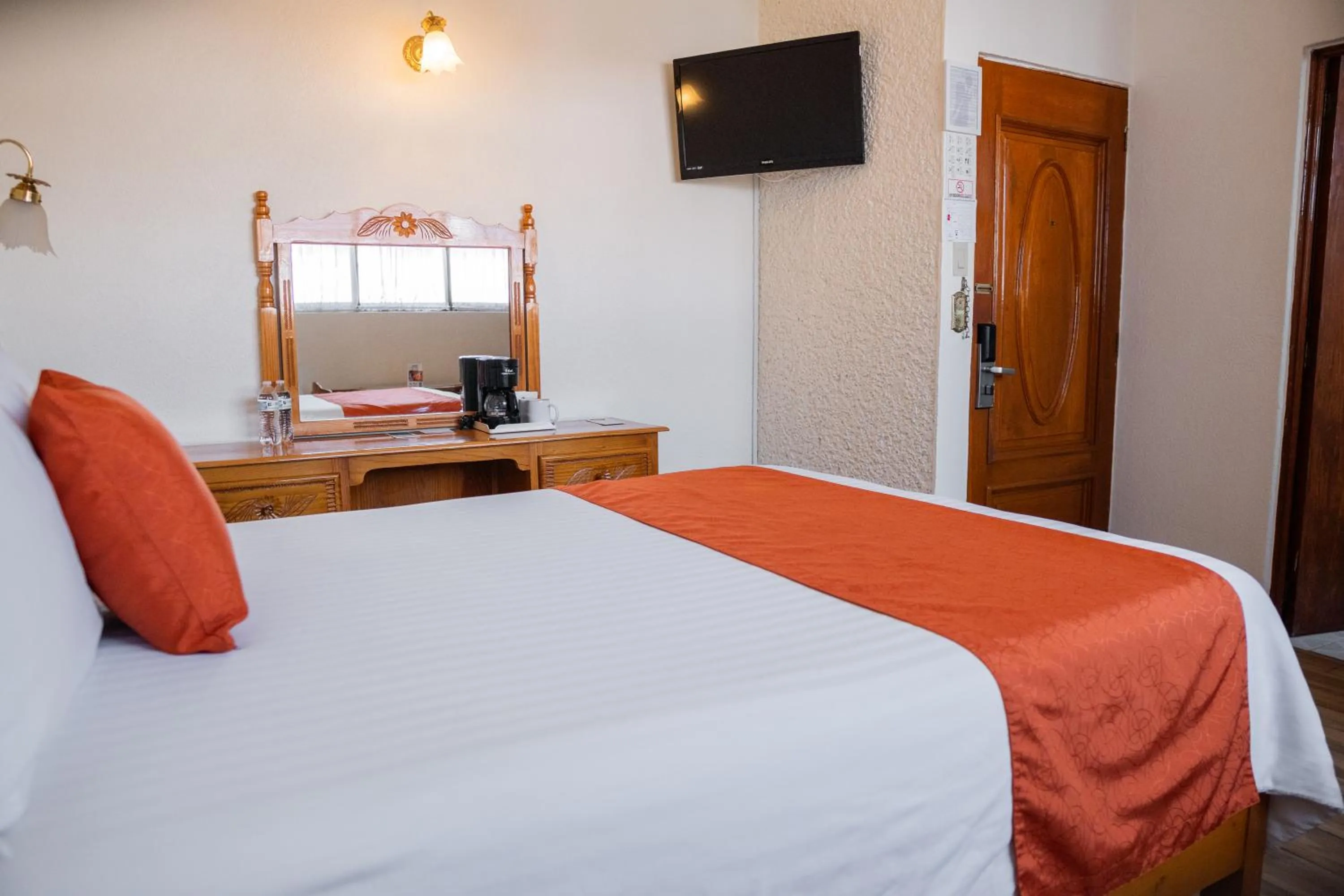 Bed in Hotel Del Angel, Apizaco