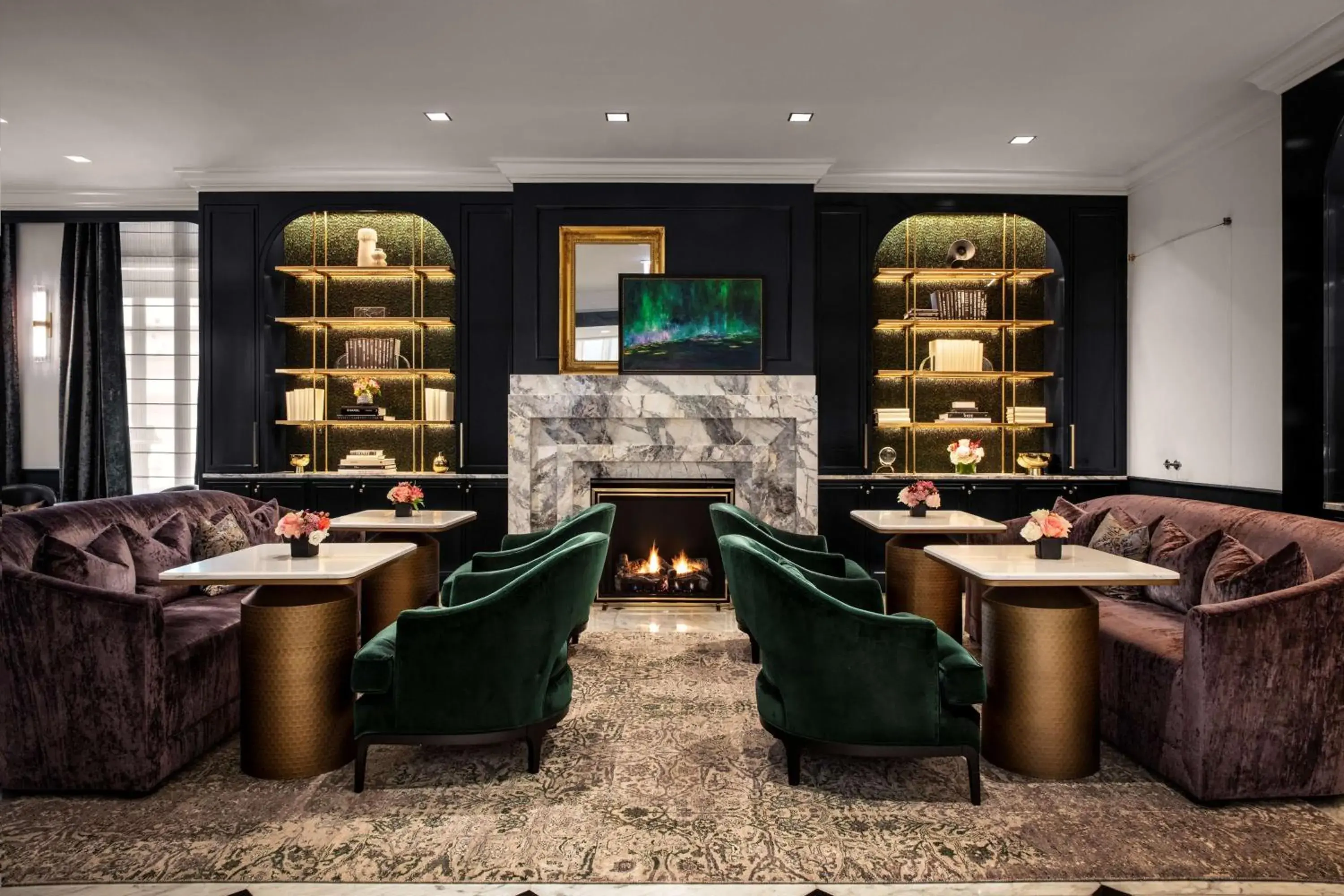 Lobby or reception in Waldorf Astoria Chicago Lobby or reception in Waldorf Astoria Chicago