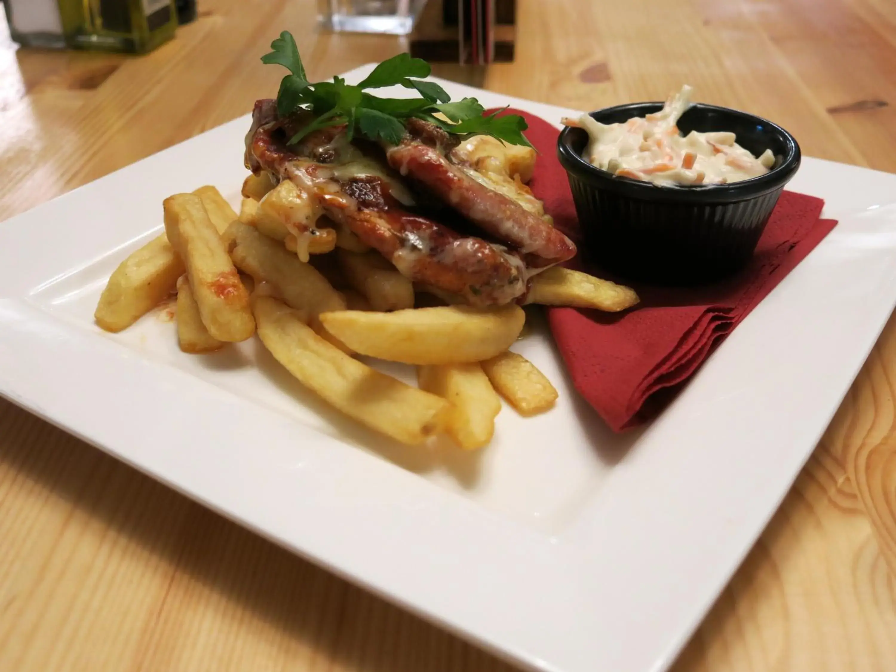 Food close-up in Hunters Lodge Inn Food close-up in Hunters Lodge Inn