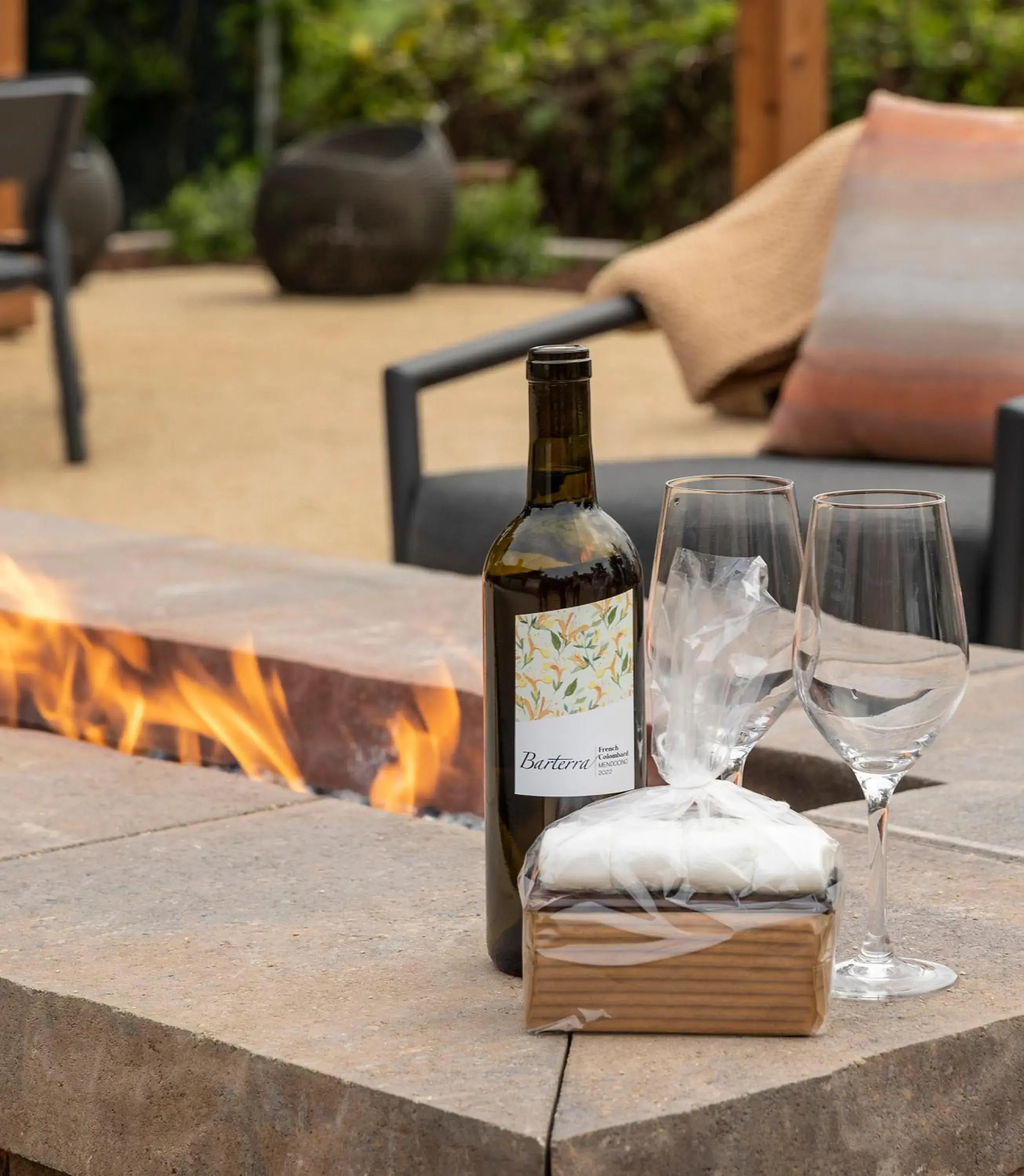 Patio in Half Moon Bay Lodge Patio in Half Moon Bay Lodge