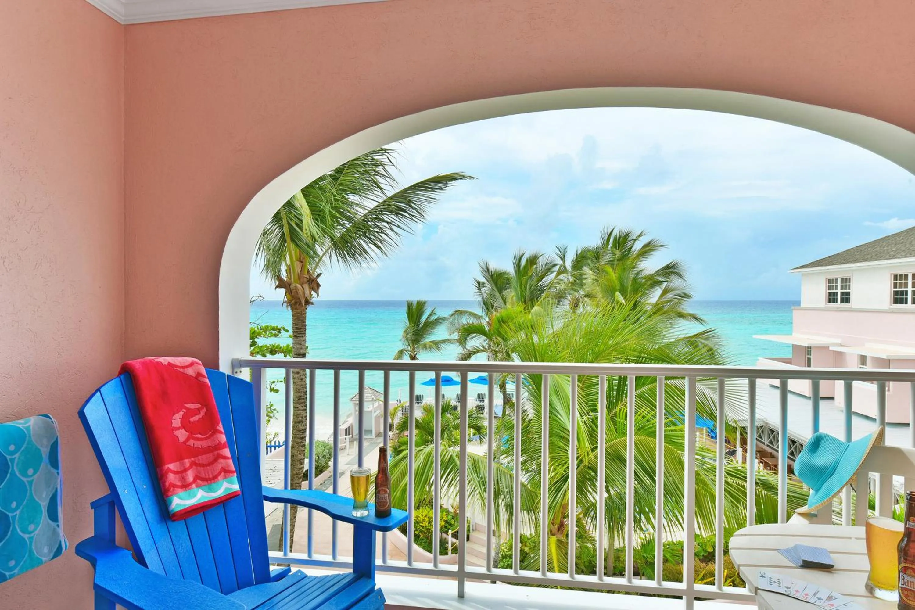 Balcony/Terrace in Butterfly Beach Hotel