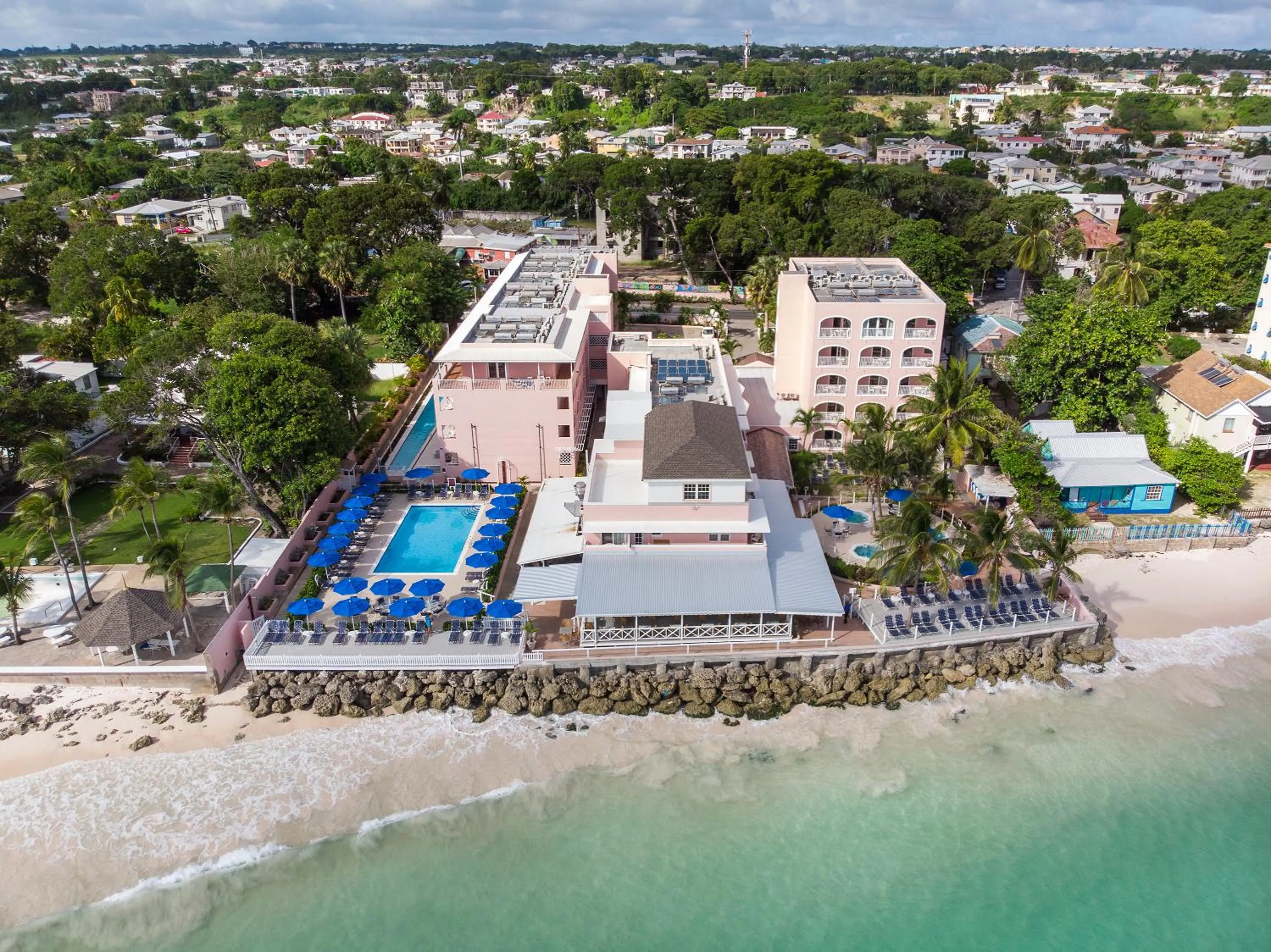Bird's eye view in Butterfly Beach Hotel