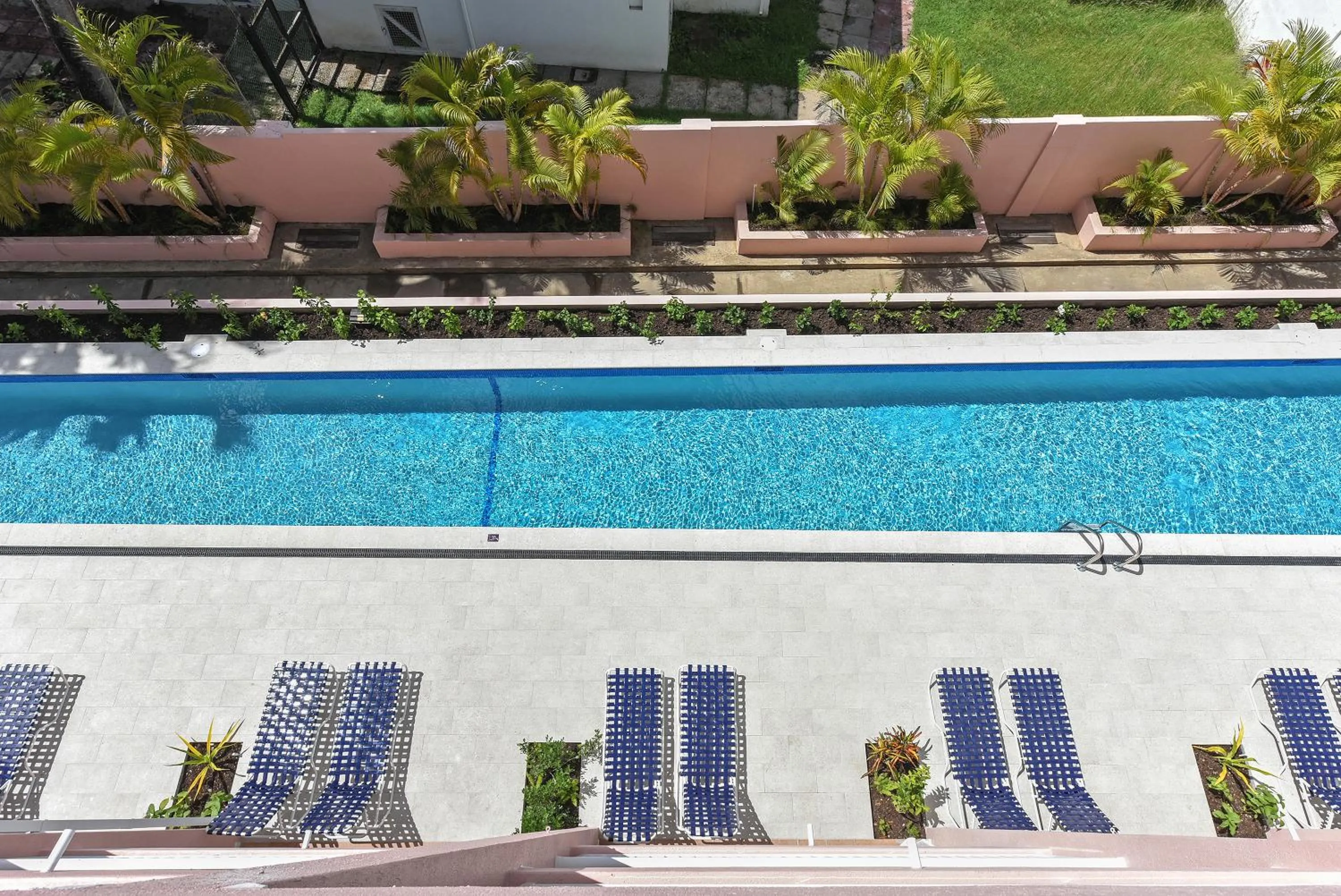 Pool view in Butterfly Beach Hotel