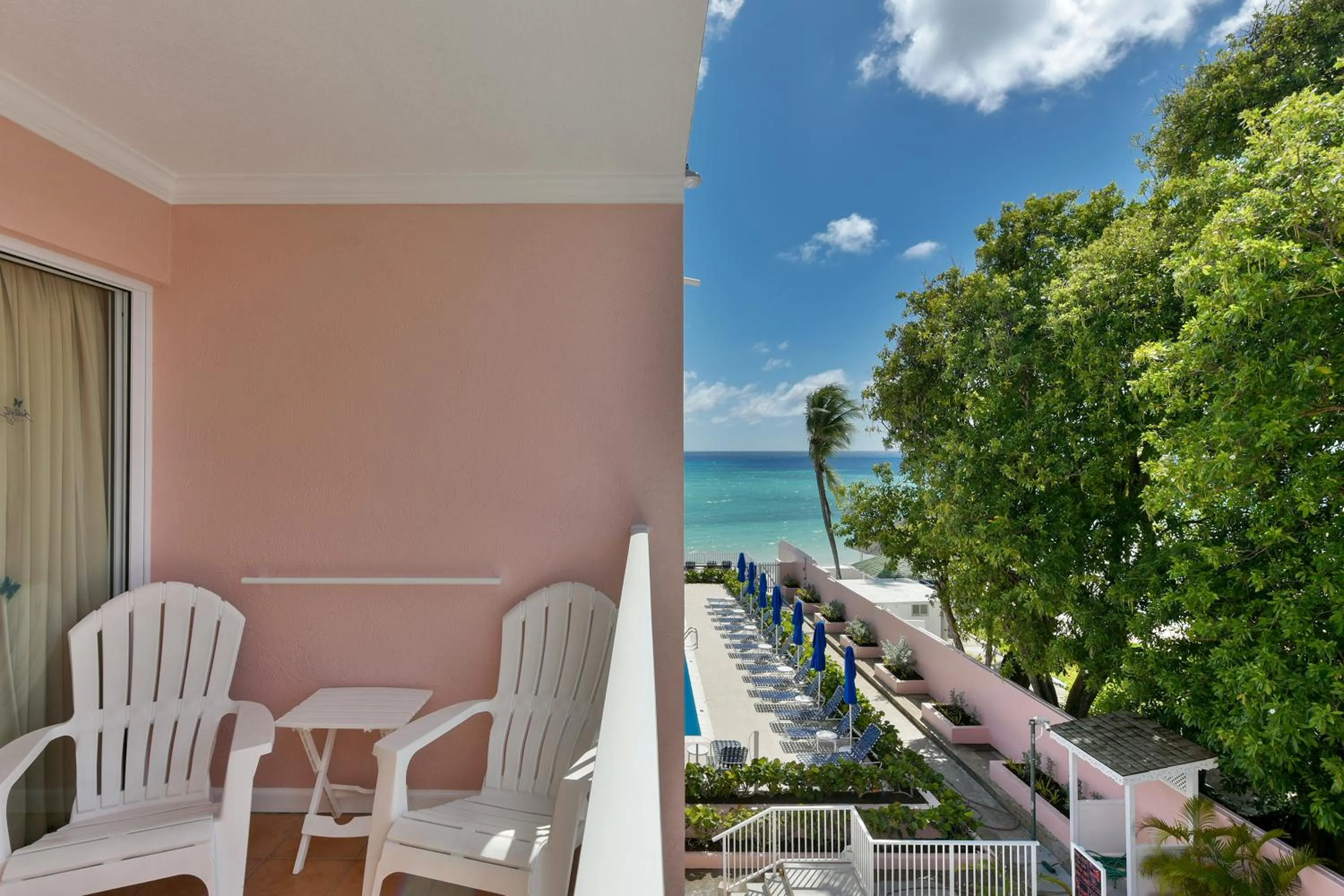 Balcony/Terrace in Butterfly Beach Hotel