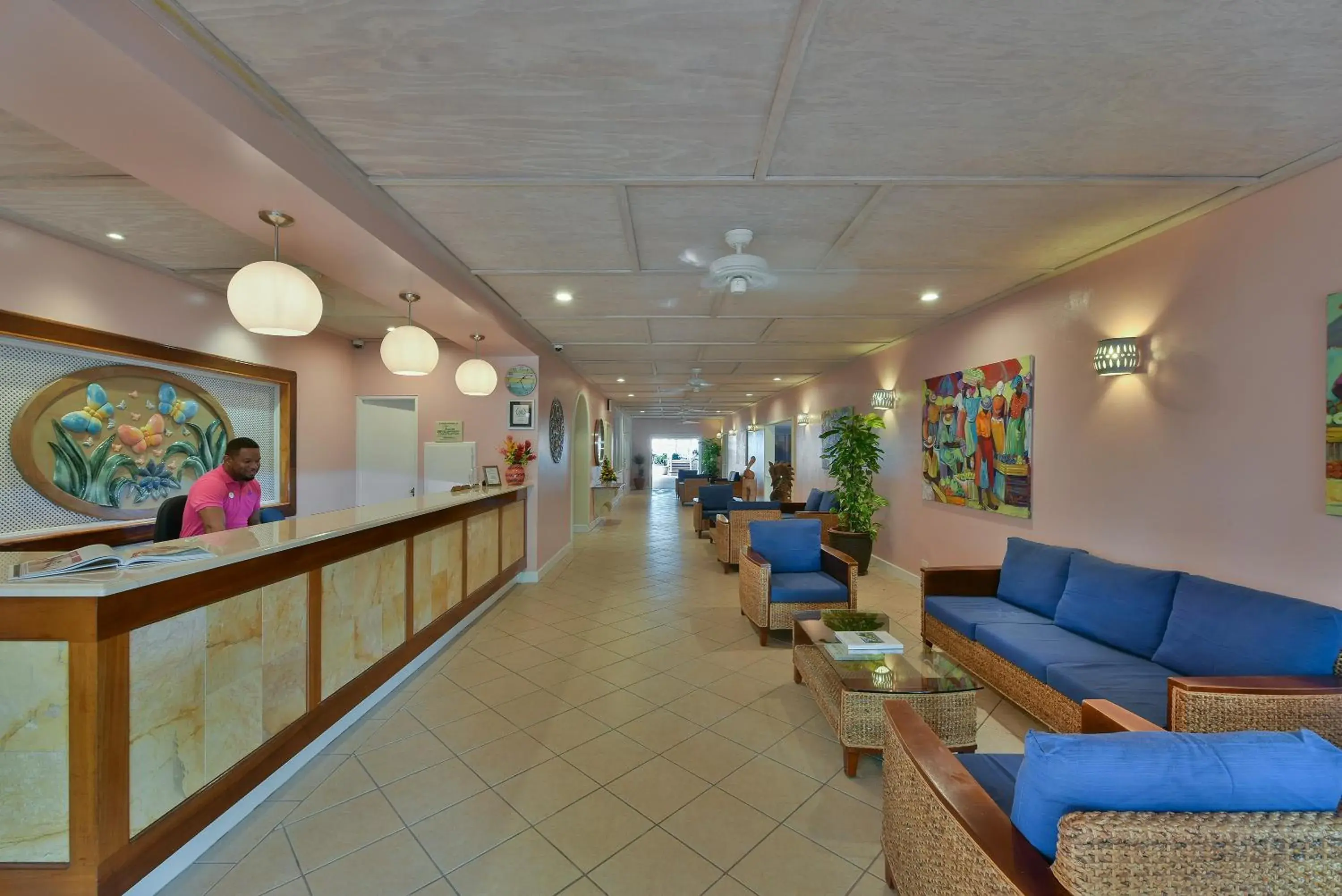 Lobby or reception in Butterfly Beach Hotel Lobby or reception in Butterfly Beach Hotel