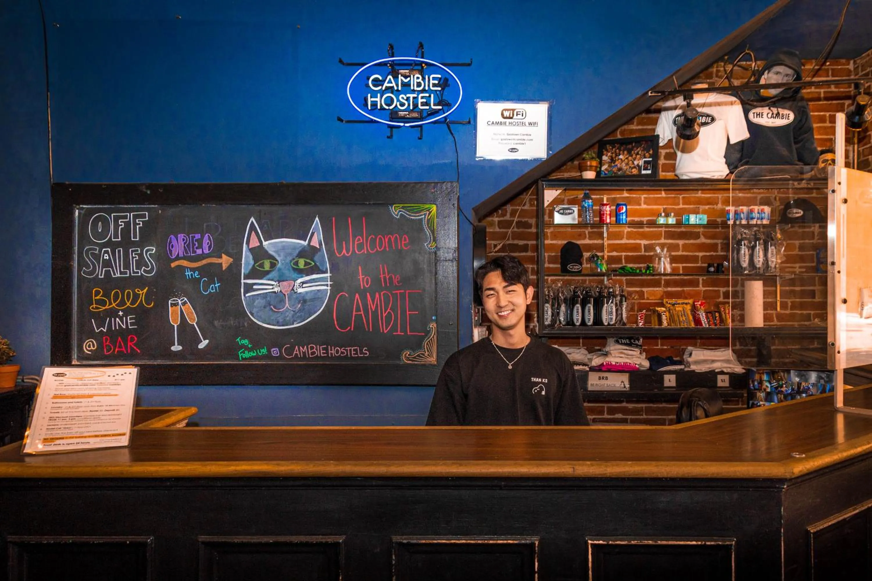 People in The Cambie Hostel Gastown