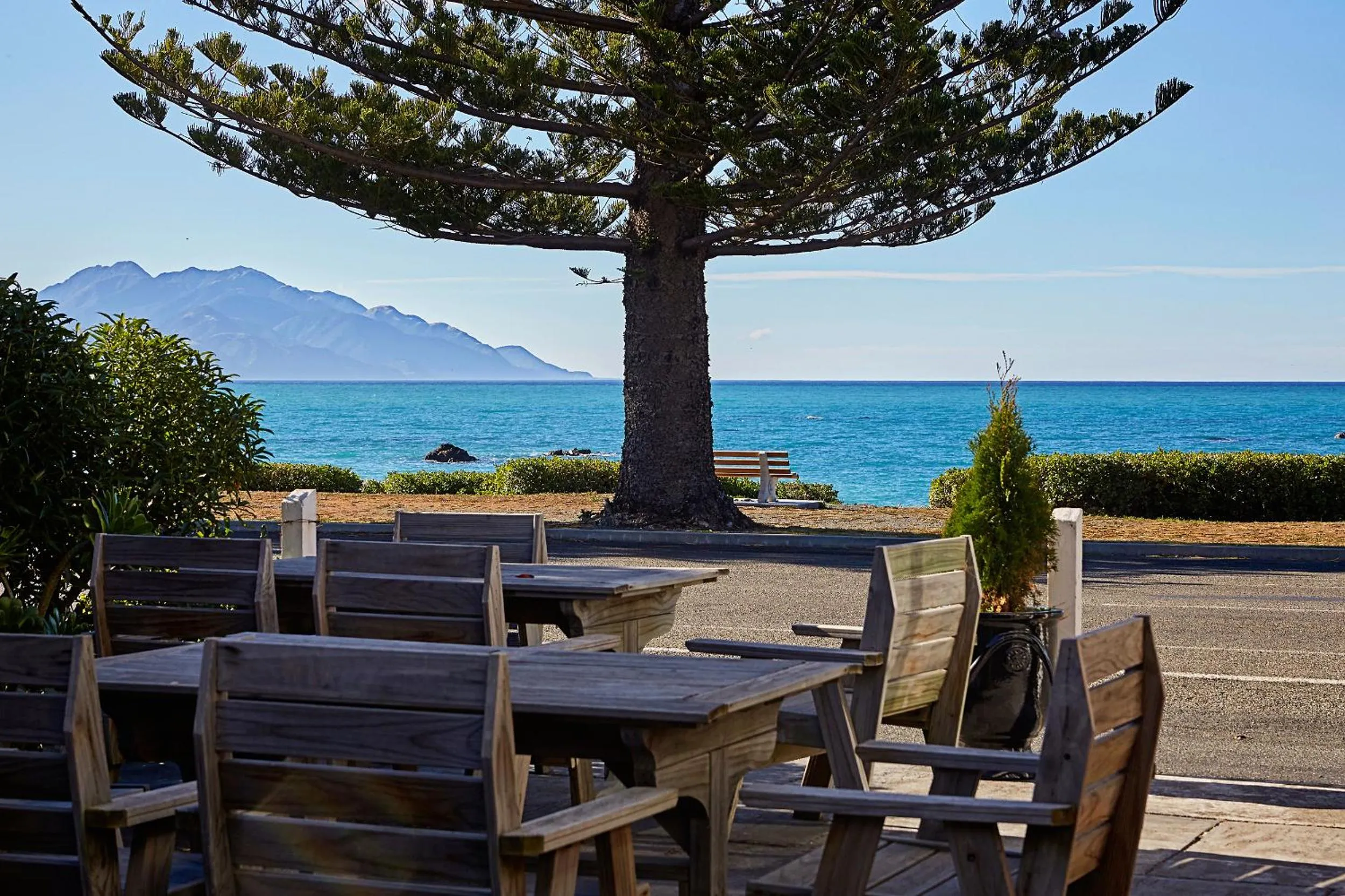 Patio in Boutique Hotel Kaikoura