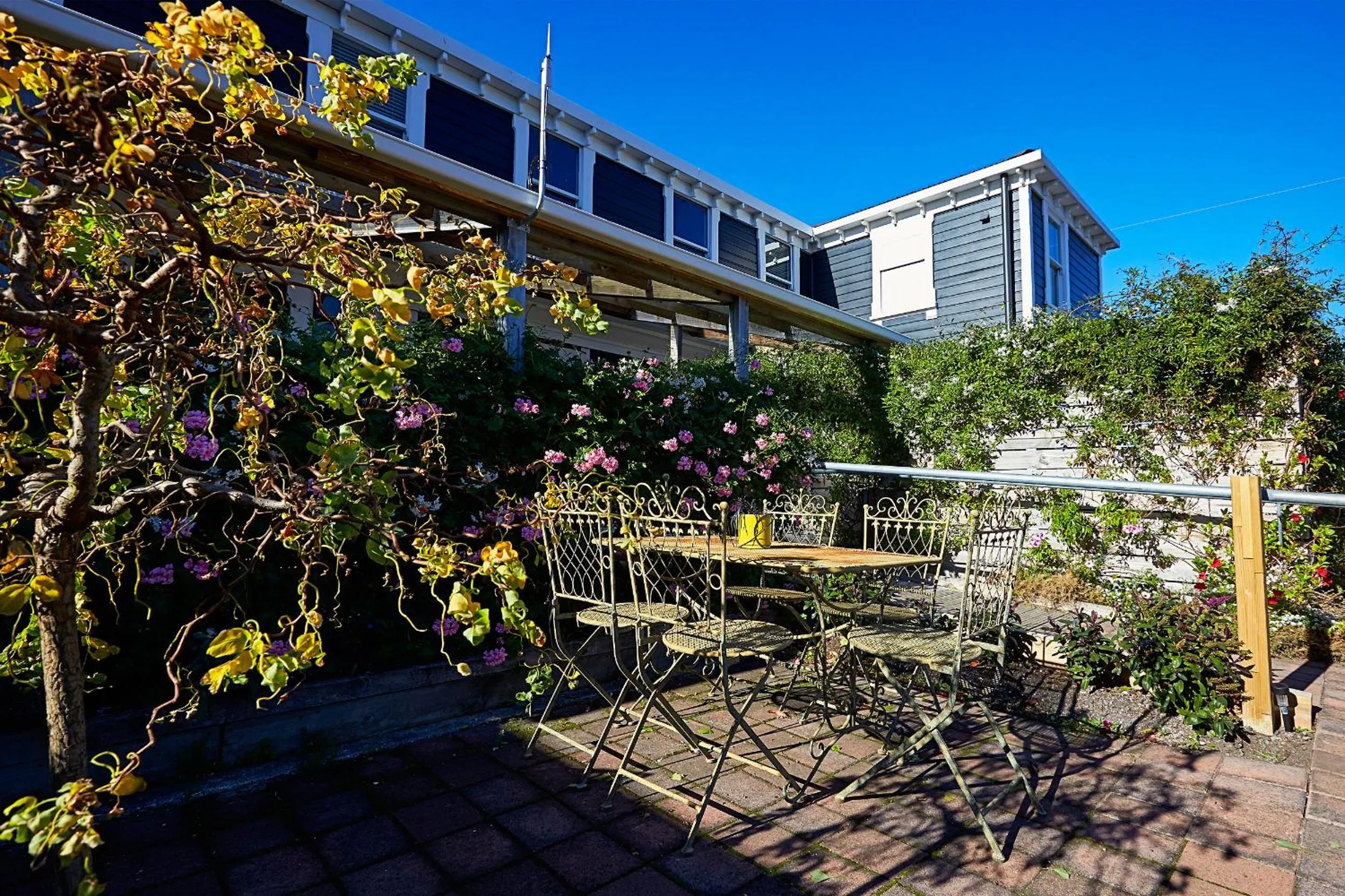 Patio in Boutique Hotel Kaikoura