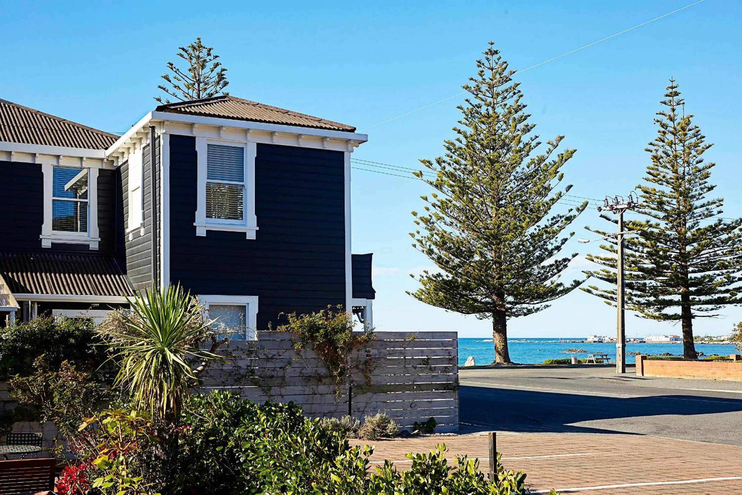 Garden view in Boutique Hotel Kaikoura