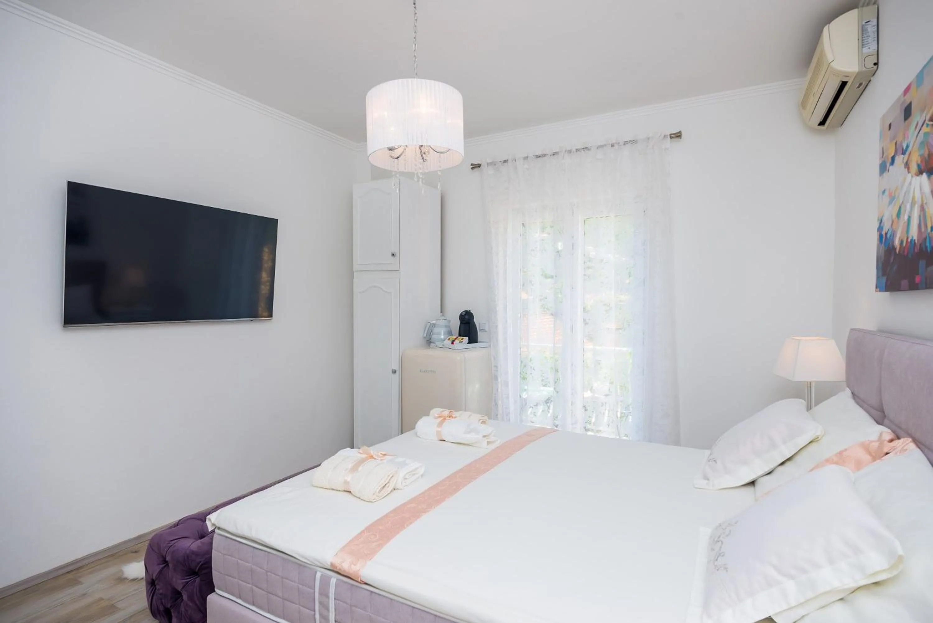 Bedroom, Bed in Apartment & Rooms Duja