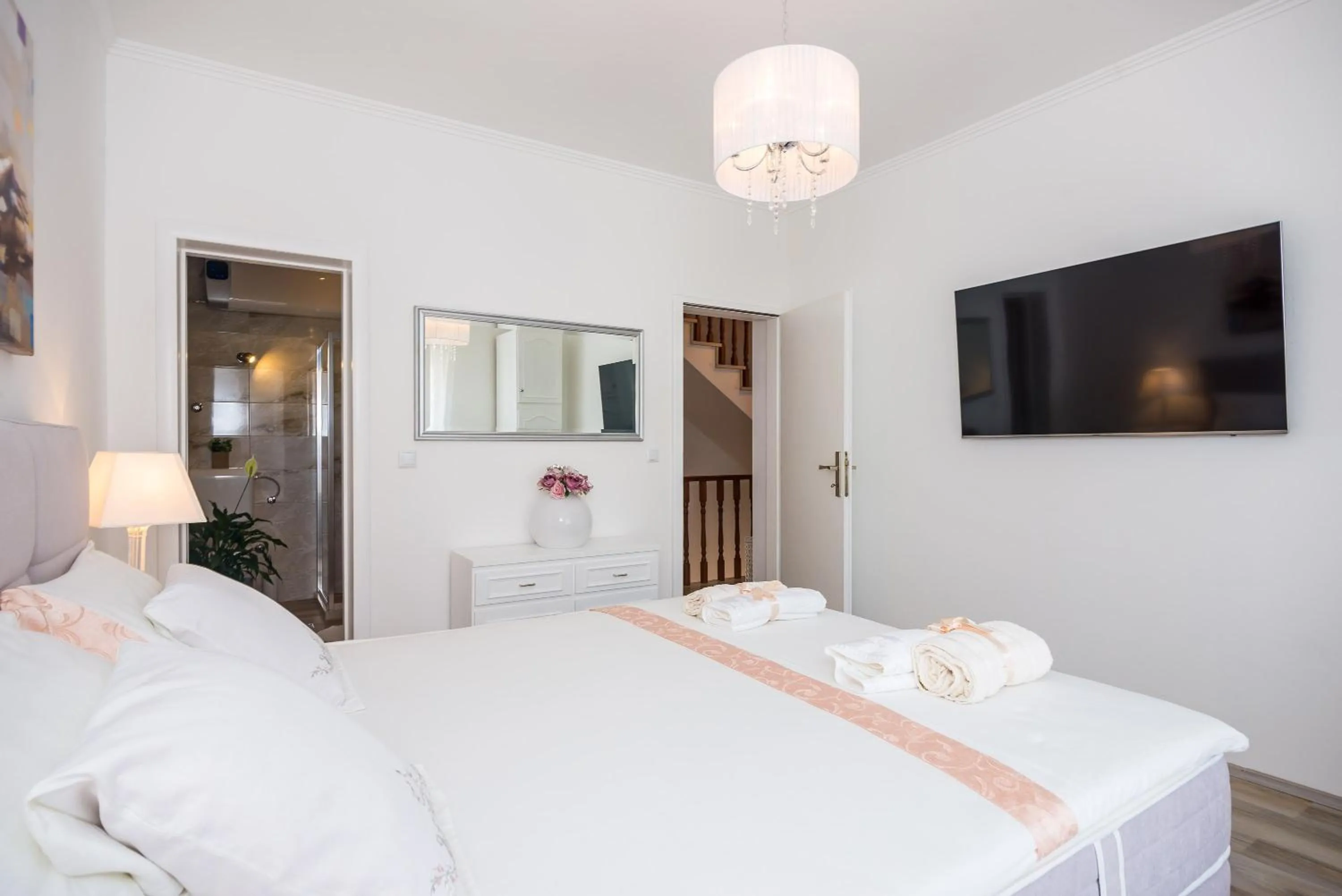 Bedroom, Bed in Apartment & Rooms Duja