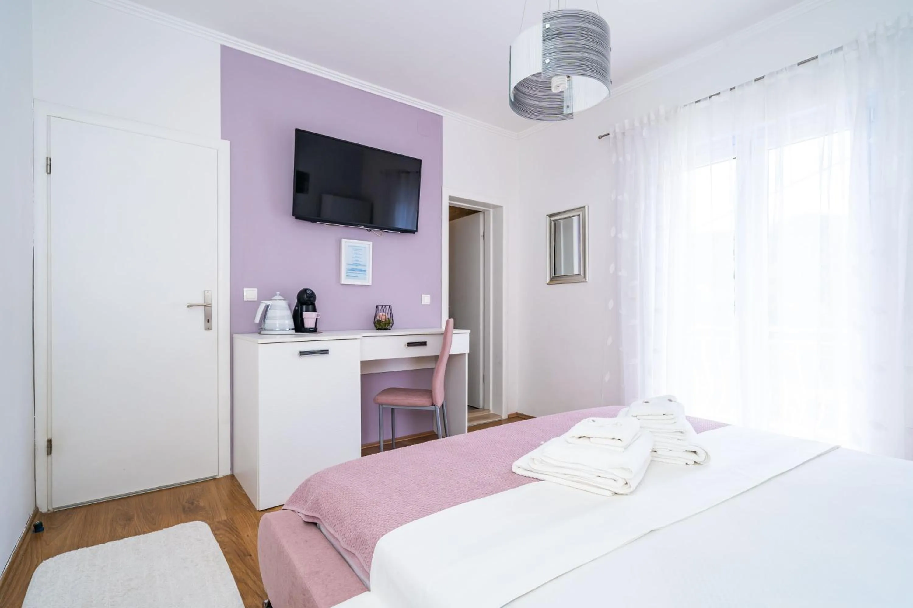 Bedroom, Bed in Apartment & Rooms Duja