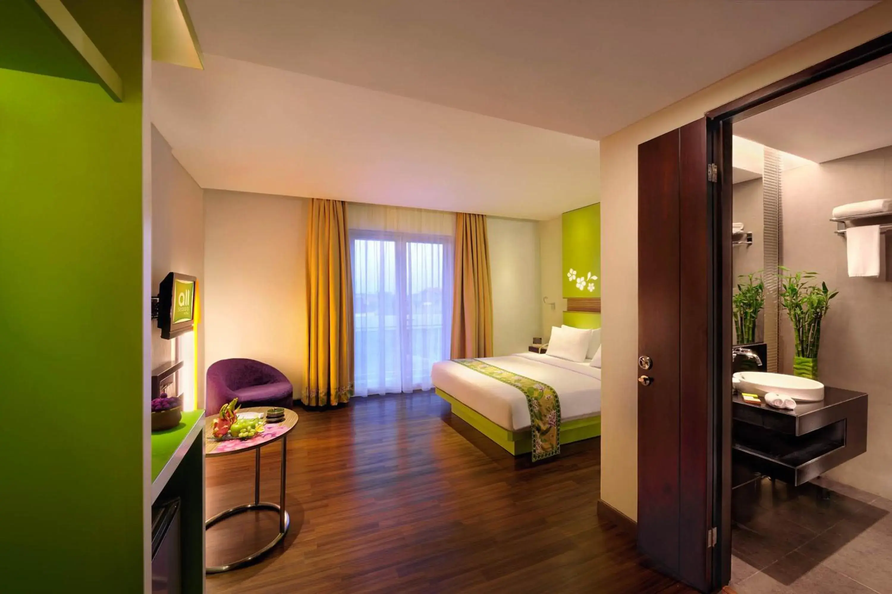Photo of the whole room, Bed in Ibis Styles Bali Denpasar Photo of the whole room, Bed in Ibis Styles Bali Denpasar