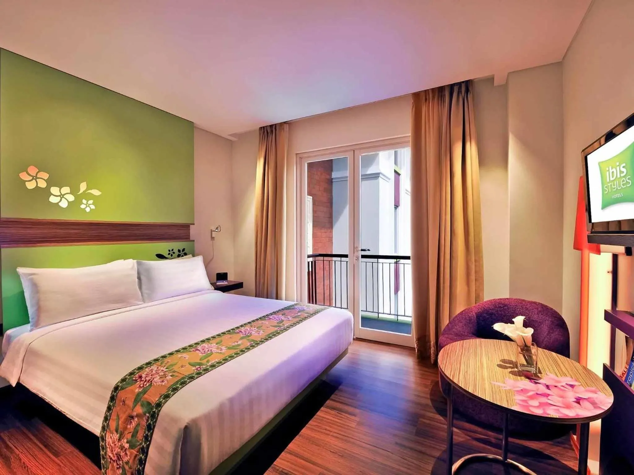 Bedroom, Bed in Ibis Styles Bali Denpasar