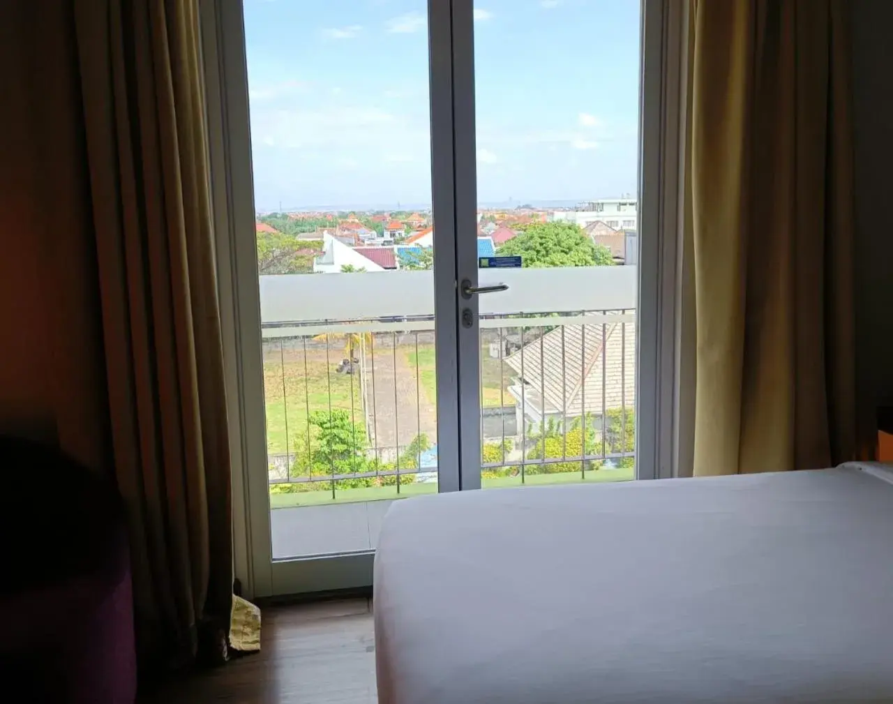 Balcony/Terrace, Bed in Ibis Styles Bali Denpasar Balcony/Terrace, Bed in Ibis Styles Bali Denpasar