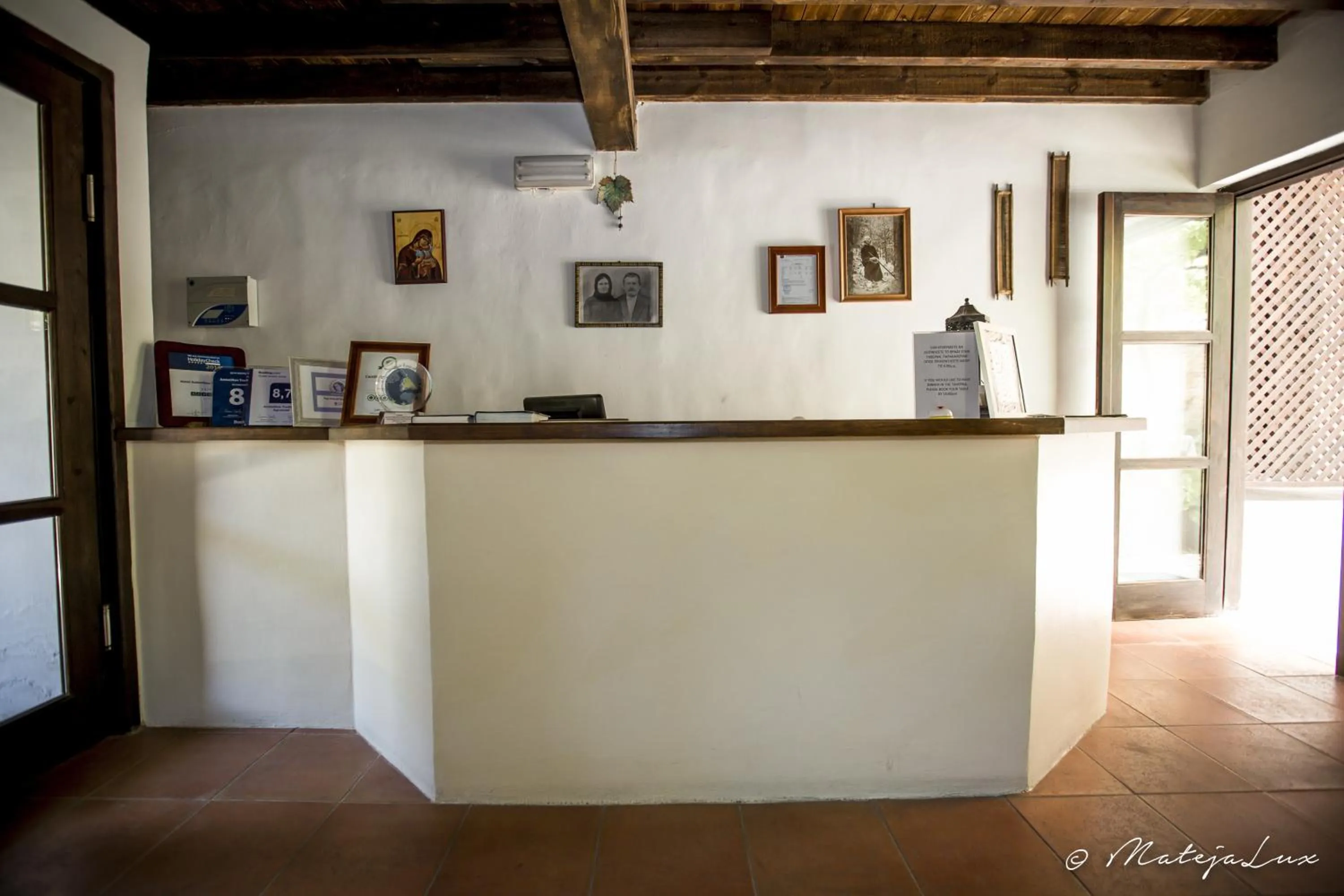 Lobby or reception in Ambelikos Traditional Agrohotel