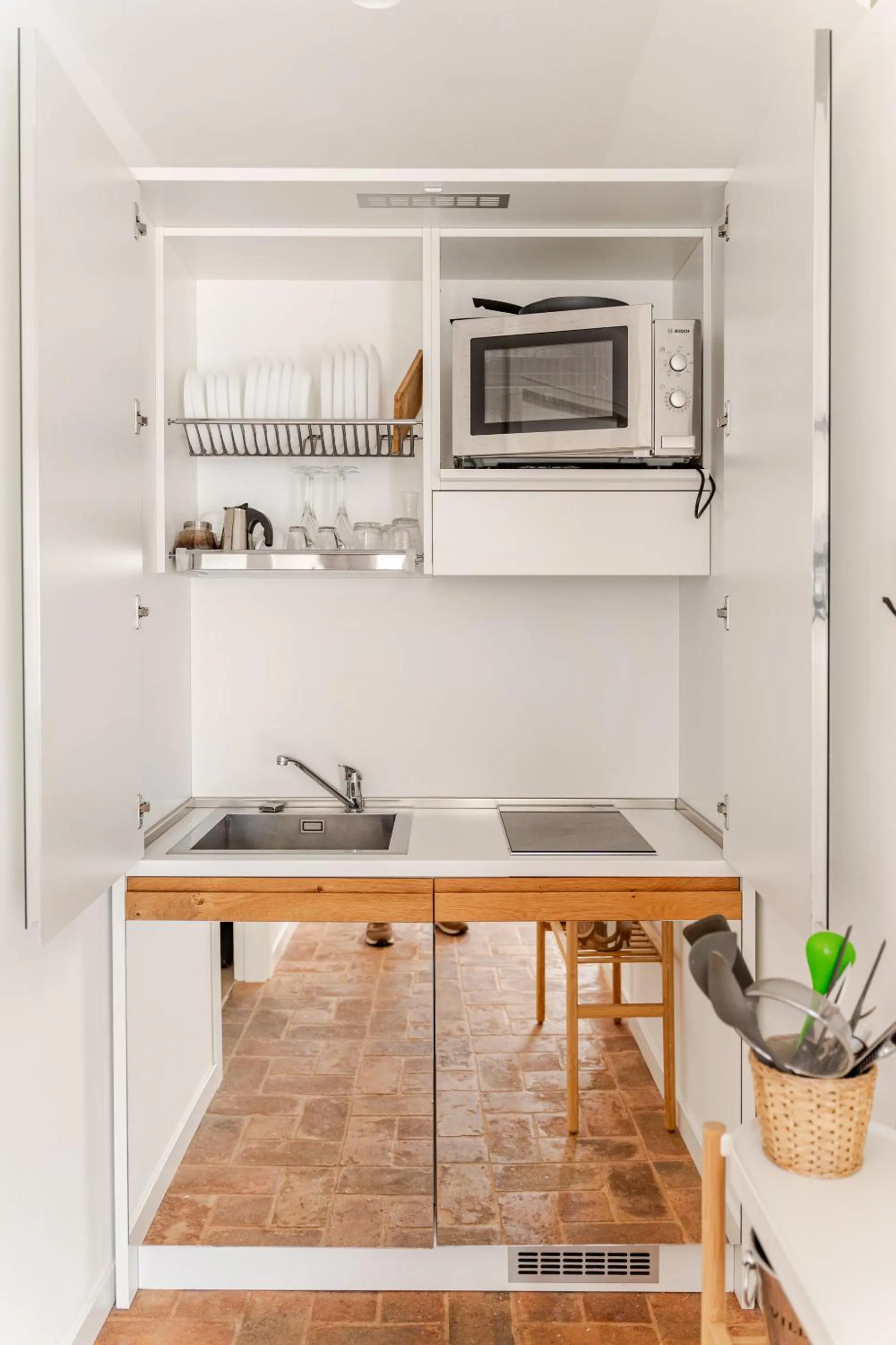Kitchen or kitchenette in Agriturismo Relais Maddalene101
