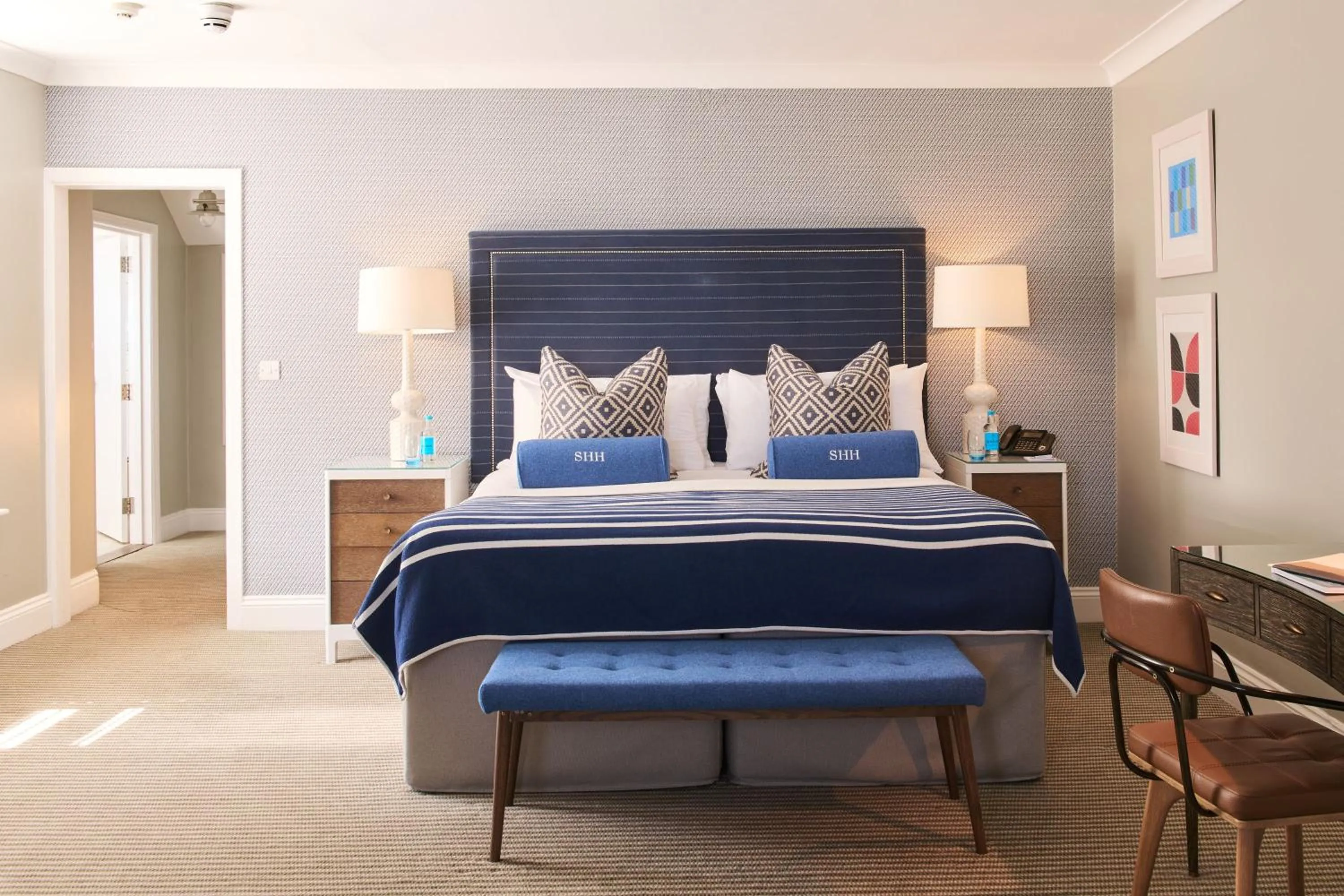 Bedroom, Bed in Harbour Hotel & Spa St Ives