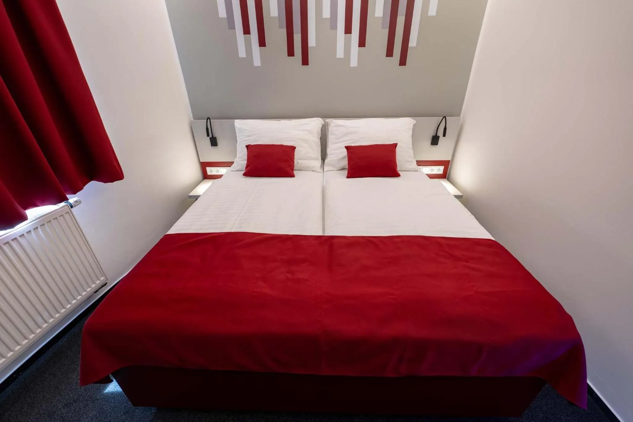 Bed in Hotel Villa EDEN