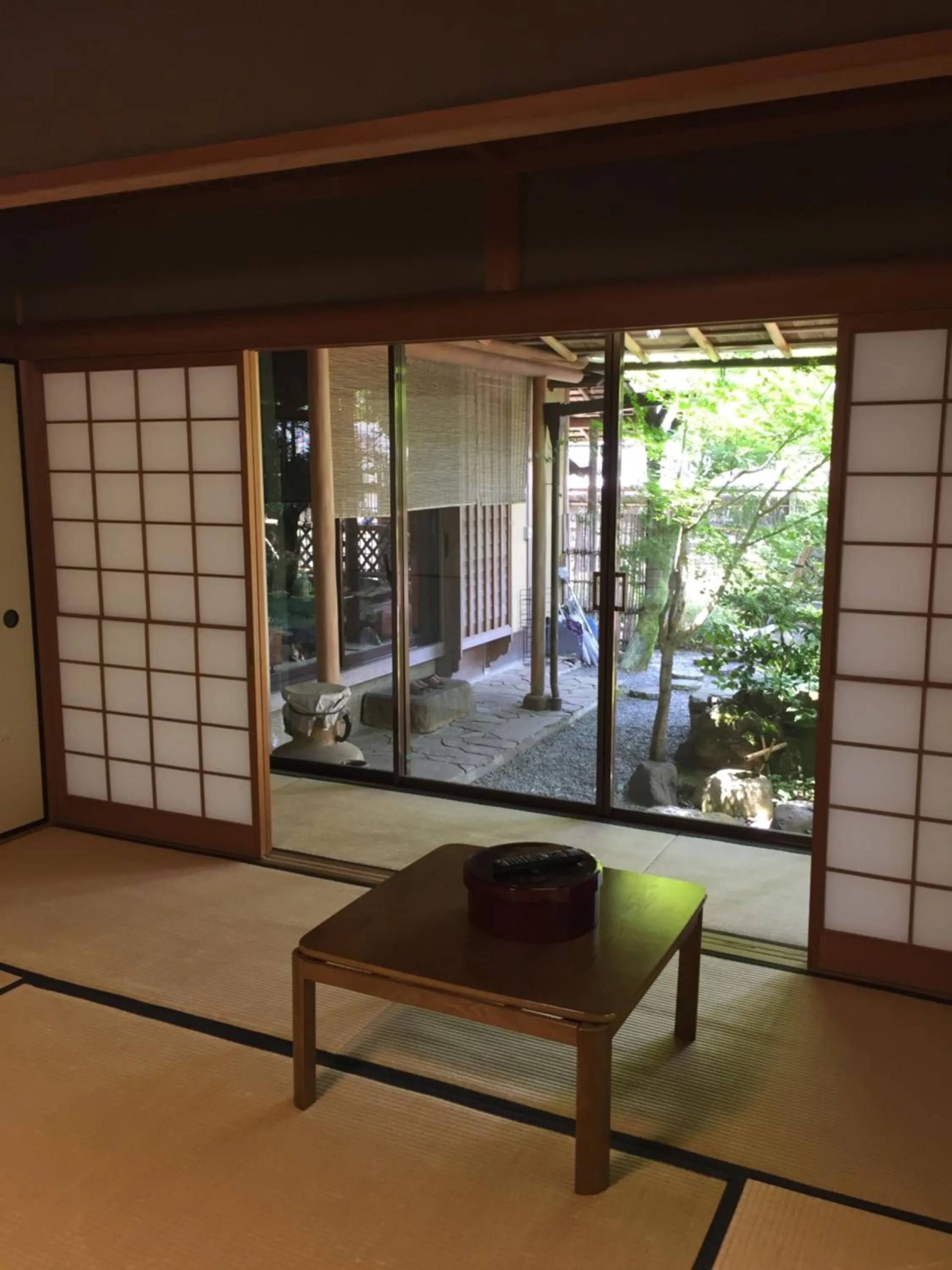 Garden view in Ryokan Yamazaki
