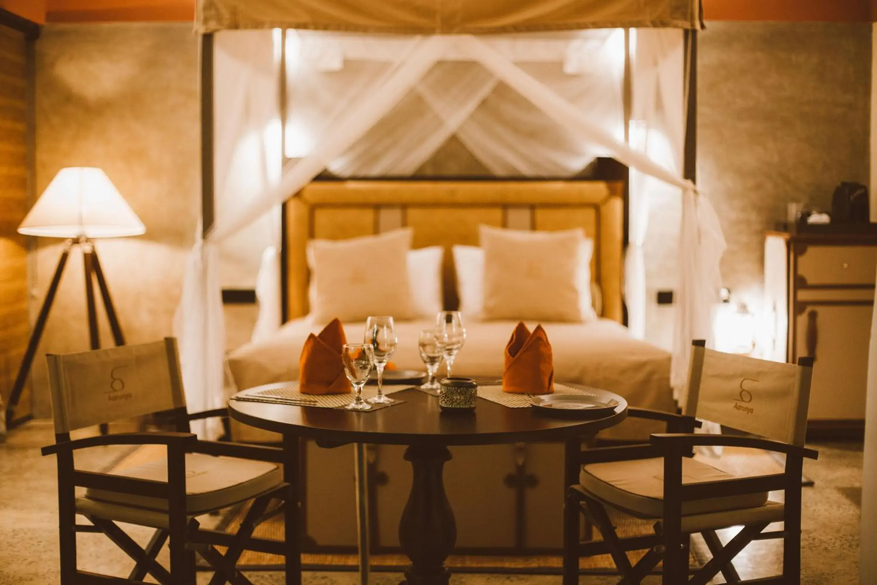 Bed in Aarunya Nature Resort - Kandy Bed in Aarunya Nature Resort - Kandy