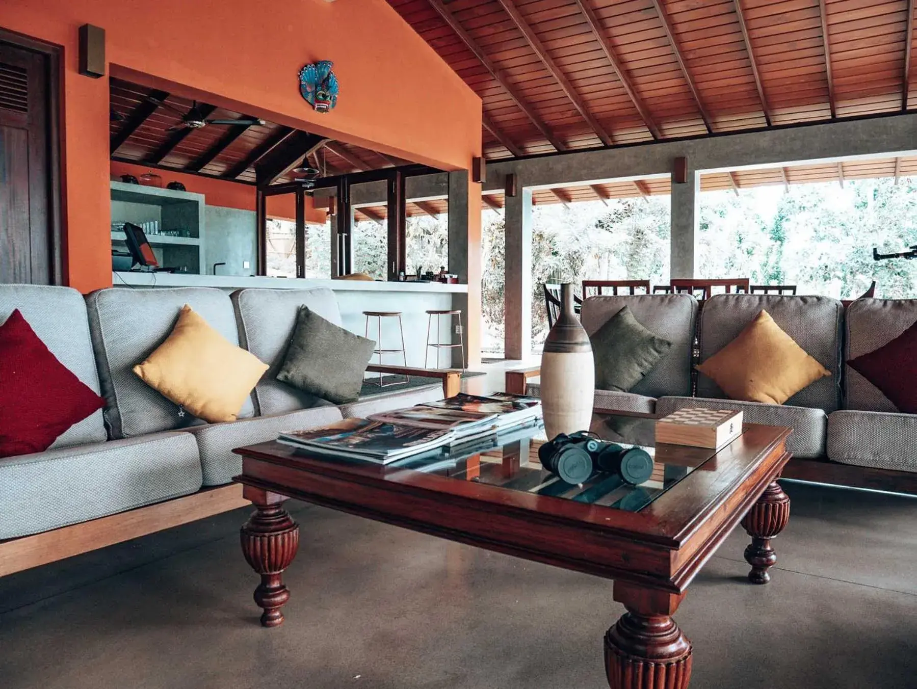 Living room in Aarunya Nature Resort - Kandy Living room in Aarunya Nature Resort - Kandy